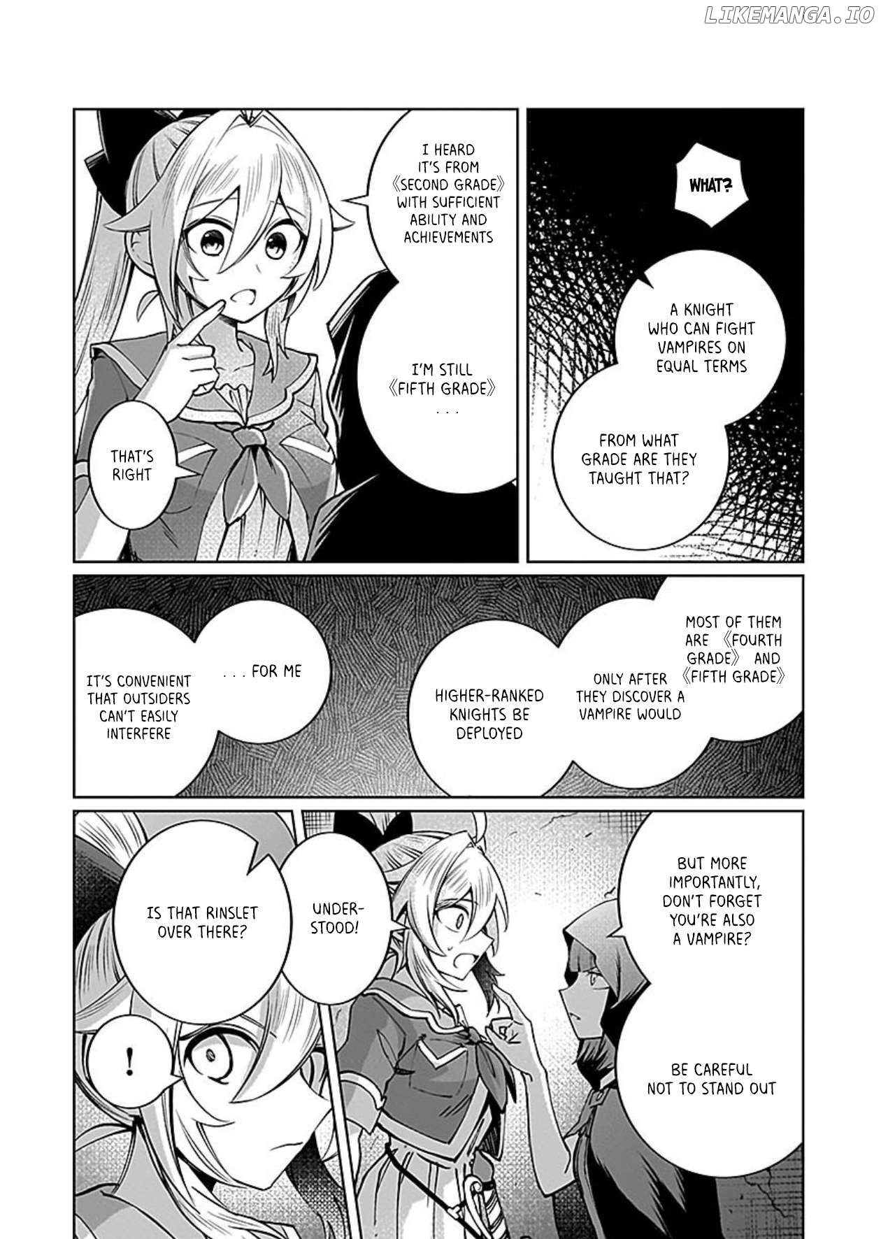 A girl who longed to be a "hero" aims to be a "hero" even if she falls into a vampire Chapter 7 - page 8
