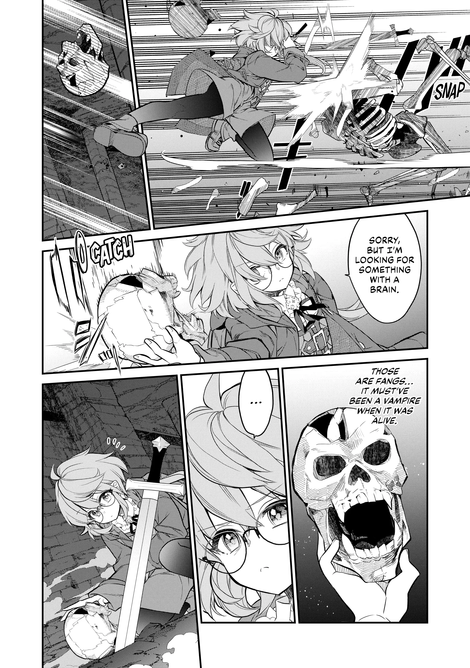 Kaketa Tsuki no Mercedes ~Kyuuketsuki no Kizoku ni Tensei Shitakedo Suterare Sounanode Dungeon wo Seihasuru~ @COMIC Chapter 5 - page 14