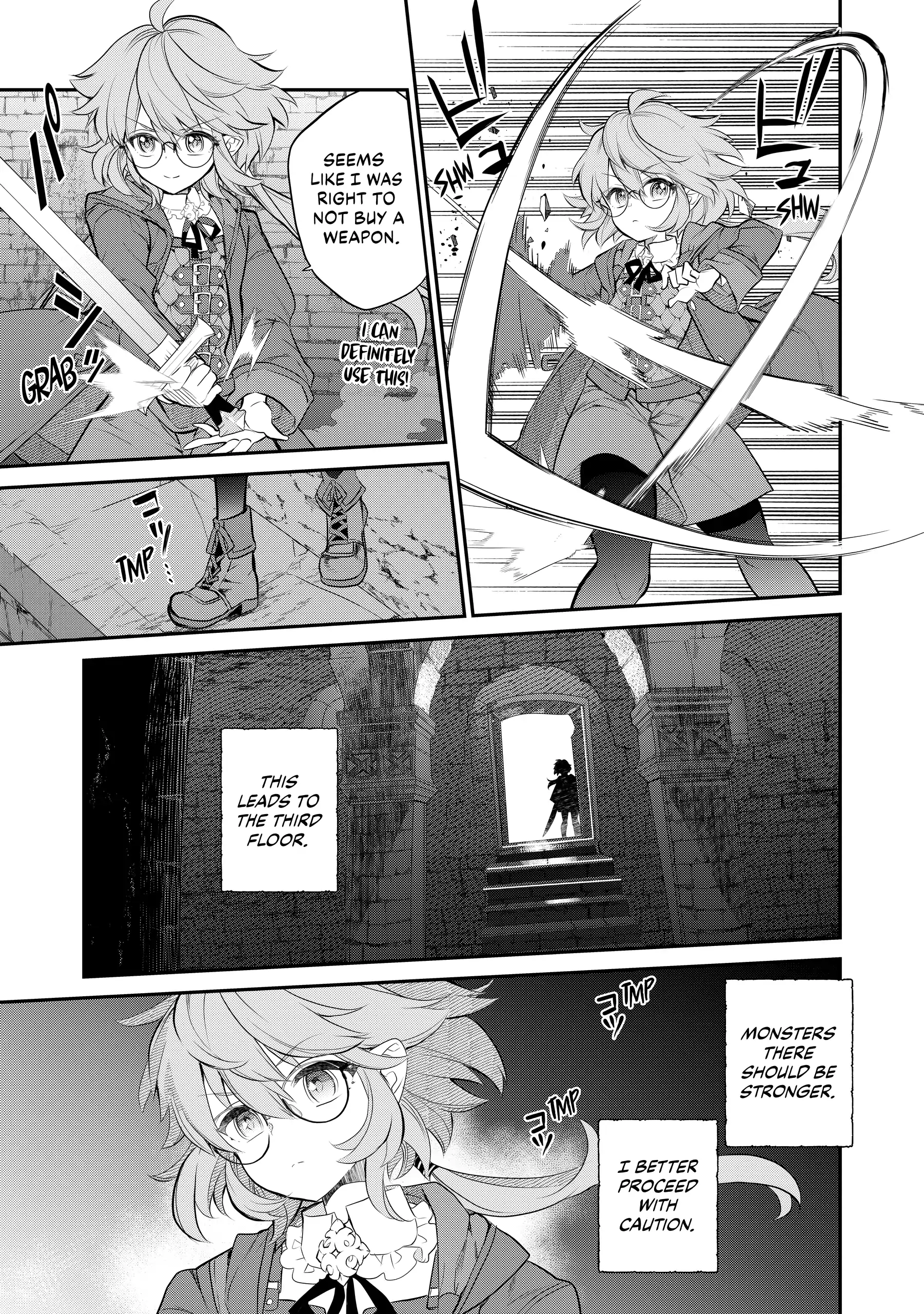 Kaketa Tsuki no Mercedes ~Kyuuketsuki no Kizoku ni Tensei Shitakedo Suterare Sounanode Dungeon wo Seihasuru~ @COMIC Chapter 5 - page 15