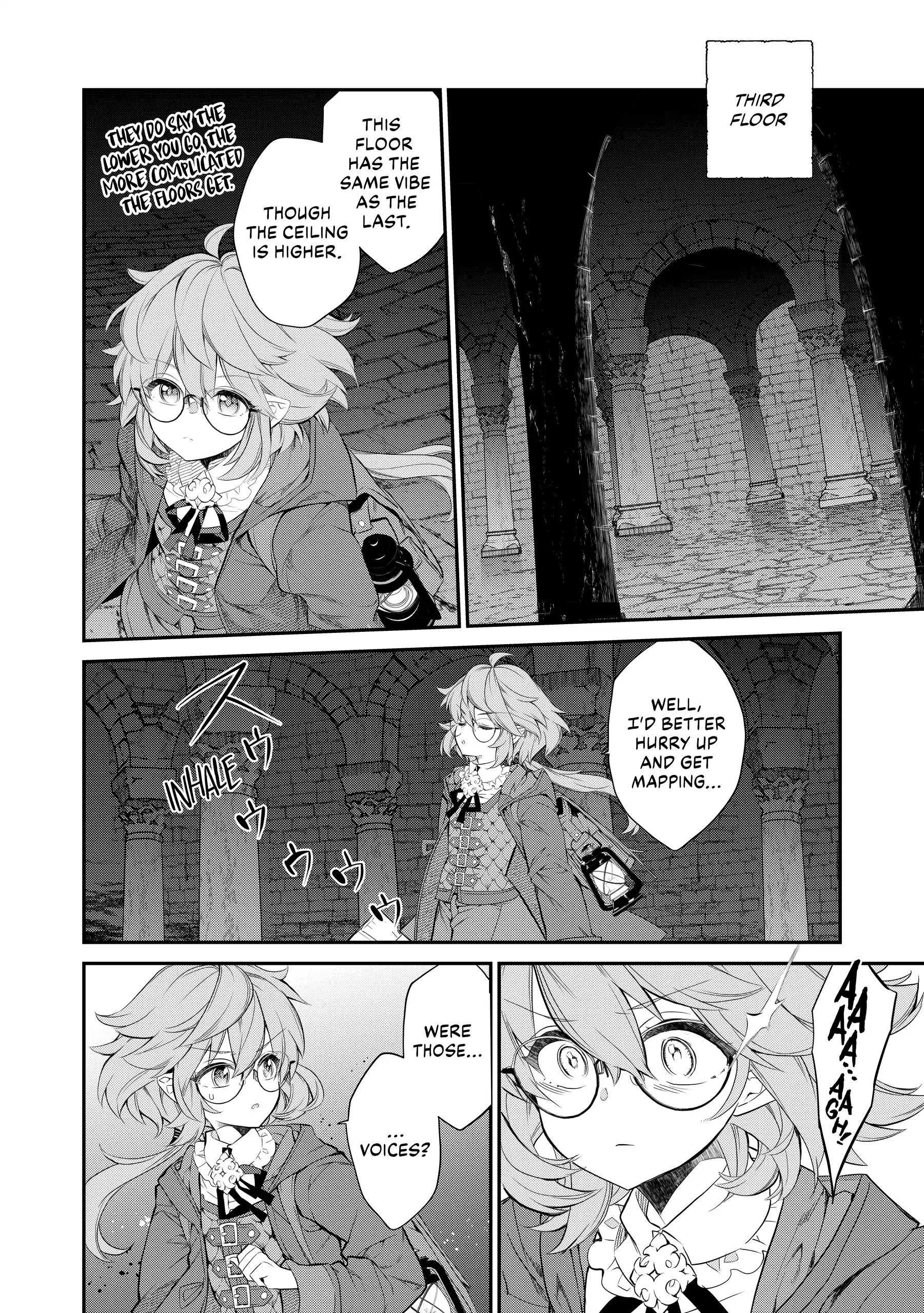 Kaketa Tsuki no Mercedes ~Kyuuketsuki no Kizoku ni Tensei Shitakedo Suterare Sounanode Dungeon wo Seihasuru~ @COMIC Chapter 5 - page 16