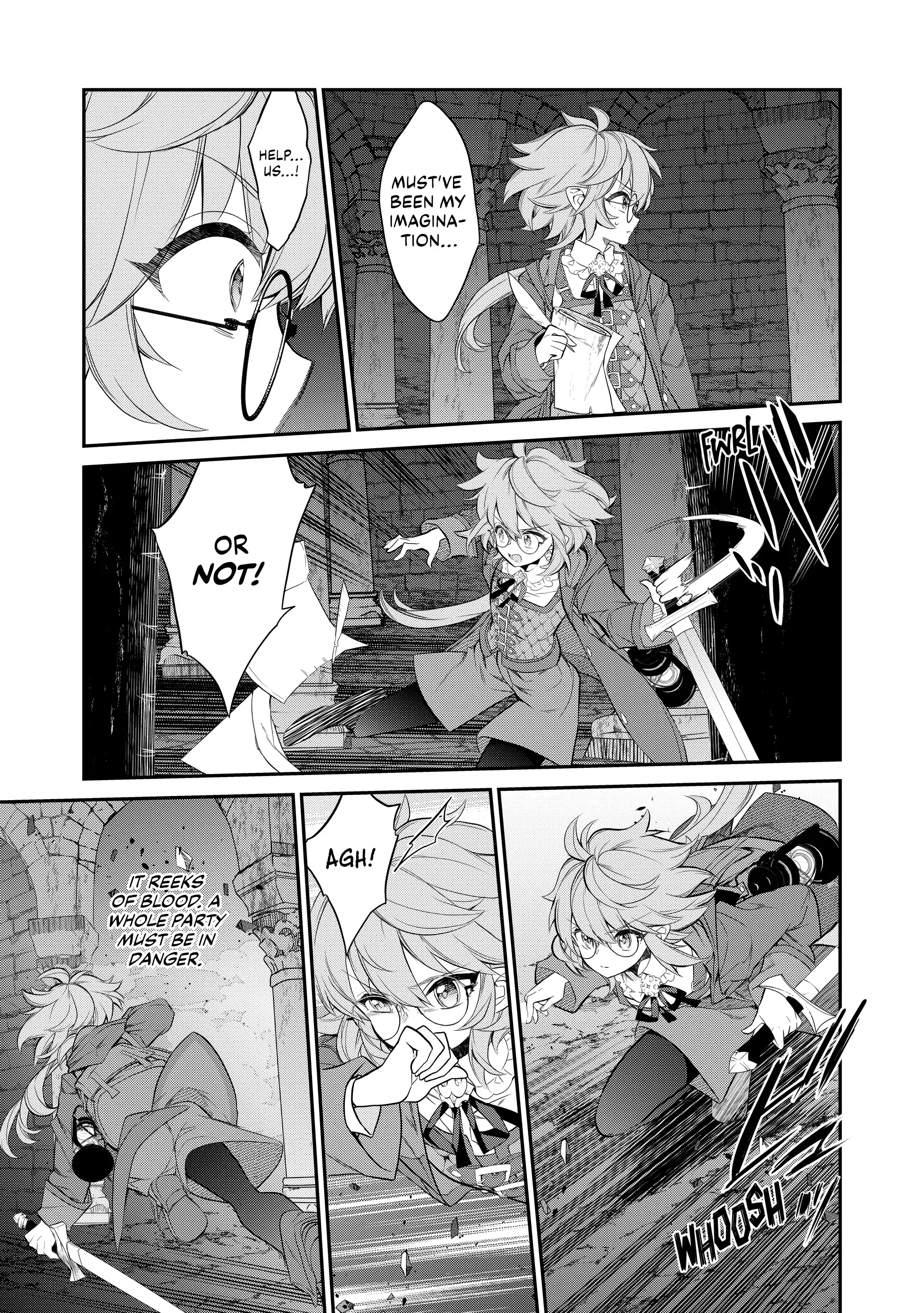 Kaketa Tsuki no Mercedes ~Kyuuketsuki no Kizoku ni Tensei Shitakedo Suterare Sounanode Dungeon wo Seihasuru~ @COMIC Chapter 5 - page 17