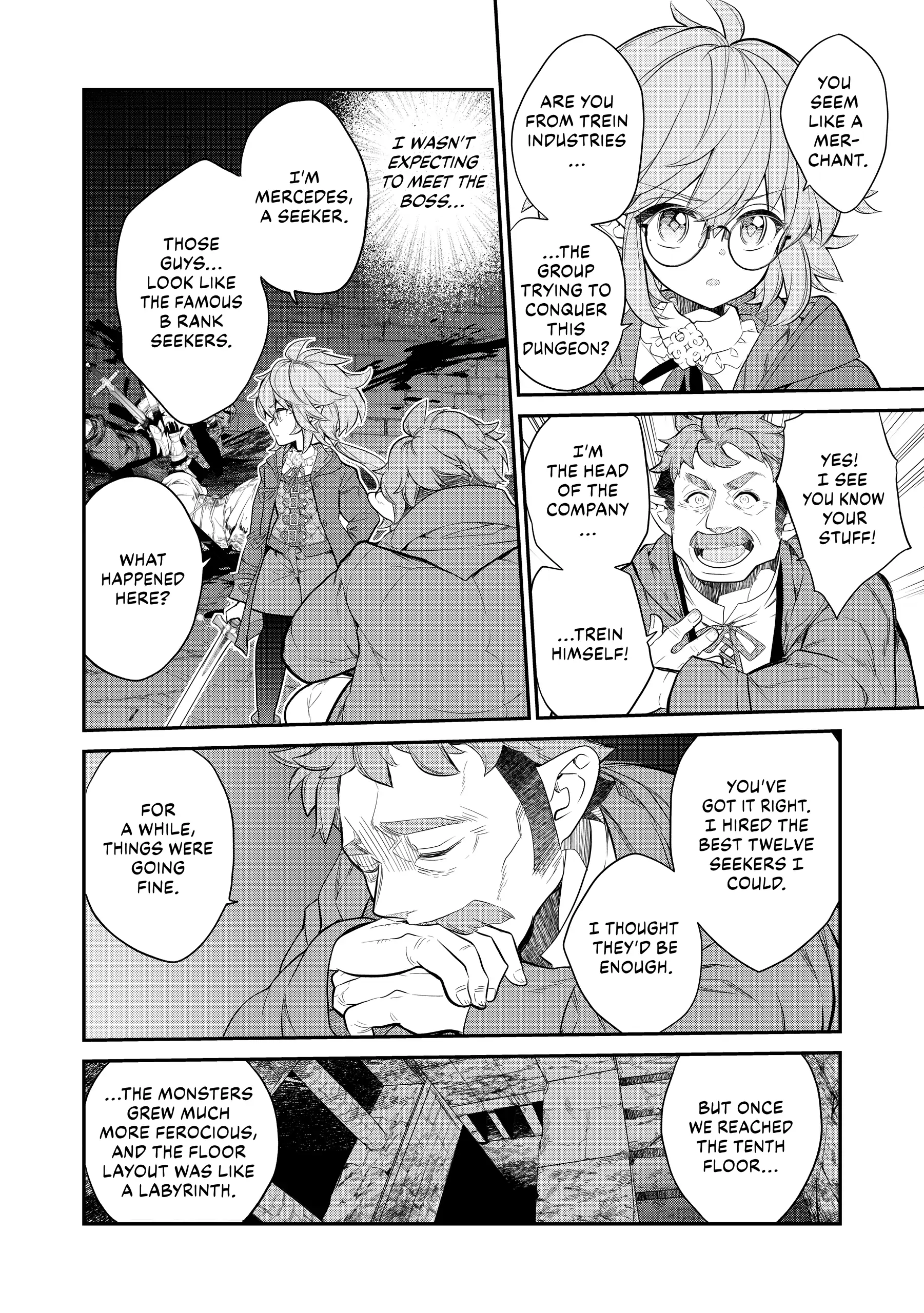 Kaketa Tsuki no Mercedes ~Kyuuketsuki no Kizoku ni Tensei Shitakedo Suterare Sounanode Dungeon wo Seihasuru~ @COMIC Chapter 5 - page 34
