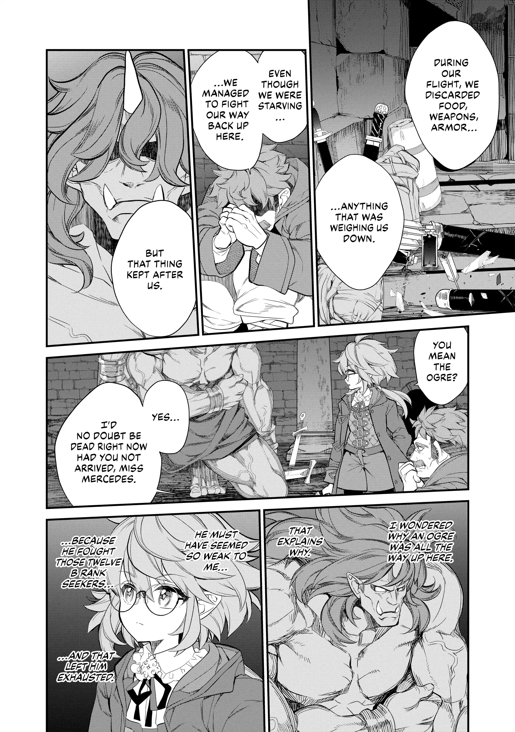 Kaketa Tsuki no Mercedes ~Kyuuketsuki no Kizoku ni Tensei Shitakedo Suterare Sounanode Dungeon wo Seihasuru~ @COMIC Chapter 5 - page 36