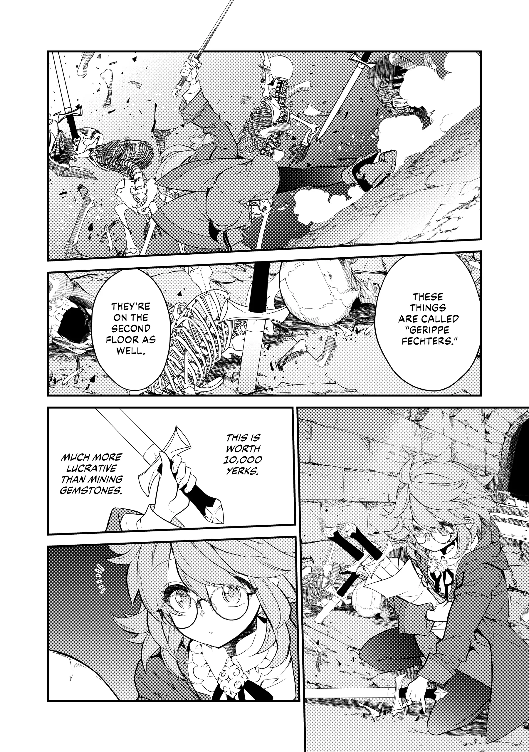 Kaketa Tsuki no Mercedes ~Kyuuketsuki no Kizoku ni Tensei Shitakedo Suterare Sounanode Dungeon wo Seihasuru~ @COMIC Chapter 6 - page 24