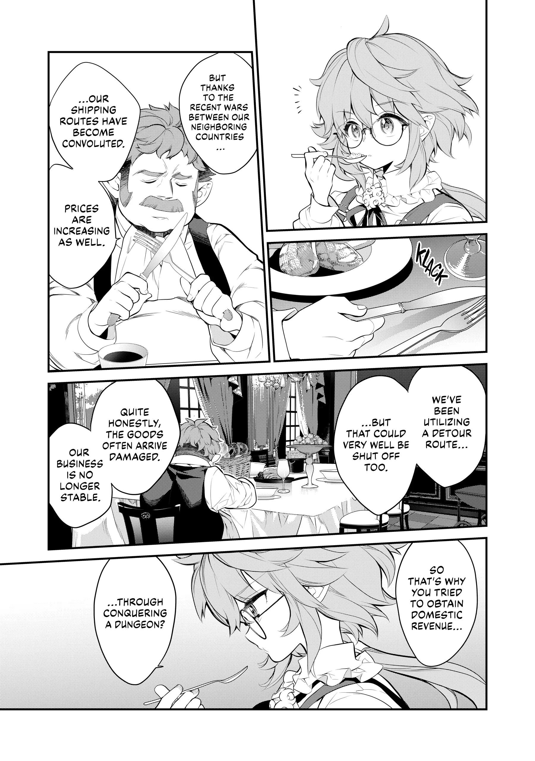 Kaketa Tsuki no Mercedes ~Kyuuketsuki no Kizoku ni Tensei Shitakedo Suterare Sounanode Dungeon wo Seihasuru~ @COMIC Chapter 6 - page 7
