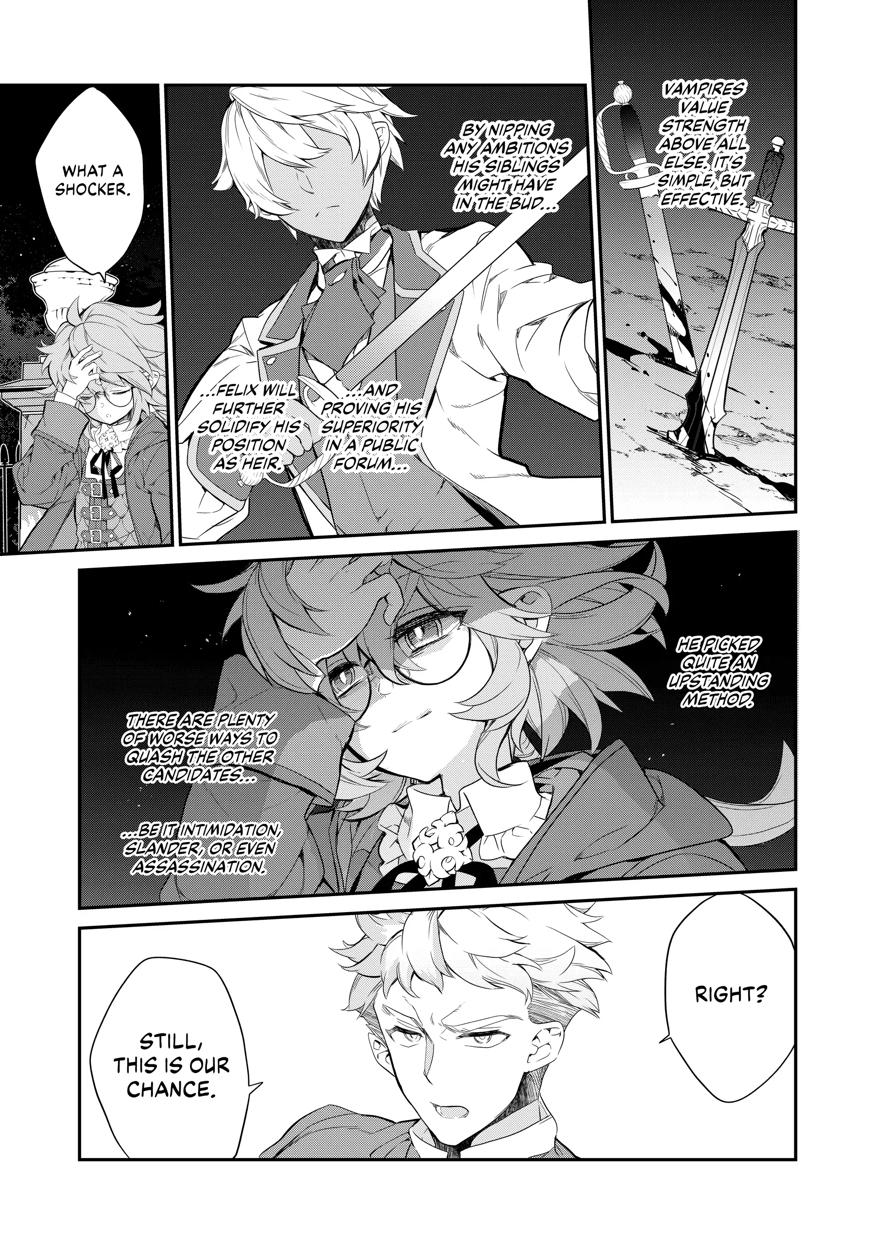 Kaketa Tsuki no Mercedes ~Kyuuketsuki no Kizoku ni Tensei Shitakedo Suterare Sounanode Dungeon wo Seihasuru~ @COMIC Chapter 7 - page 21