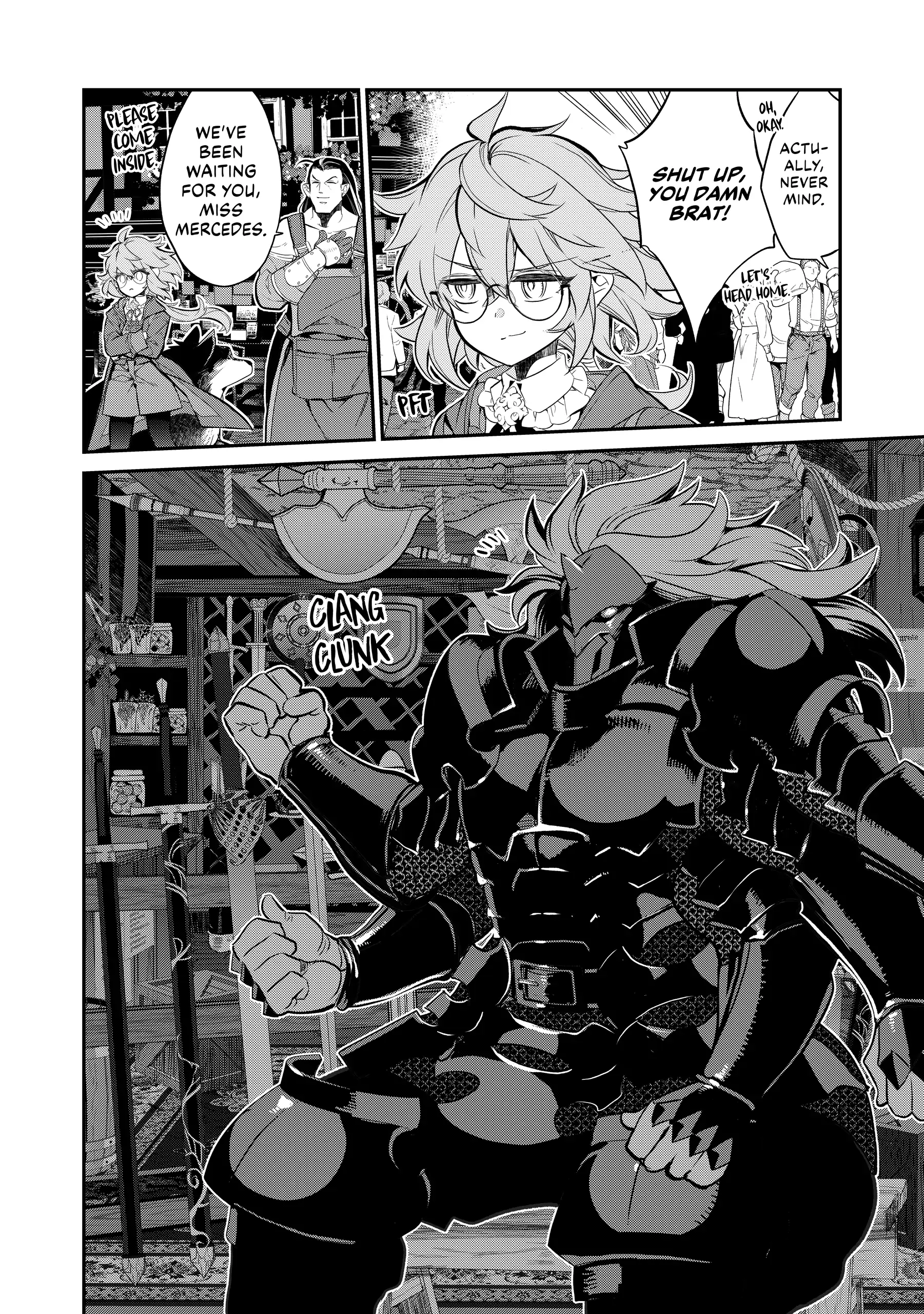 Kaketa Tsuki no Mercedes ~Kyuuketsuki no Kizoku ni Tensei Shitakedo Suterare Sounanode Dungeon wo Seihasuru~ @COMIC Chapter 8 - page 10
