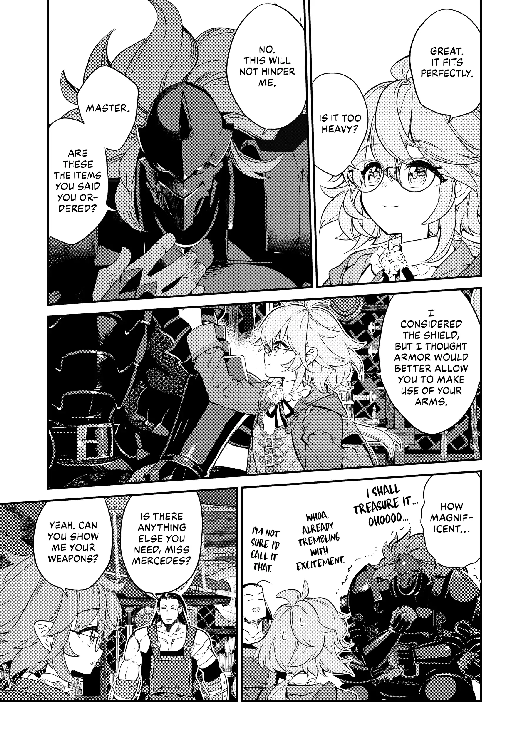 Kaketa Tsuki no Mercedes ~Kyuuketsuki no Kizoku ni Tensei Shitakedo Suterare Sounanode Dungeon wo Seihasuru~ @COMIC Chapter 8 - page 11