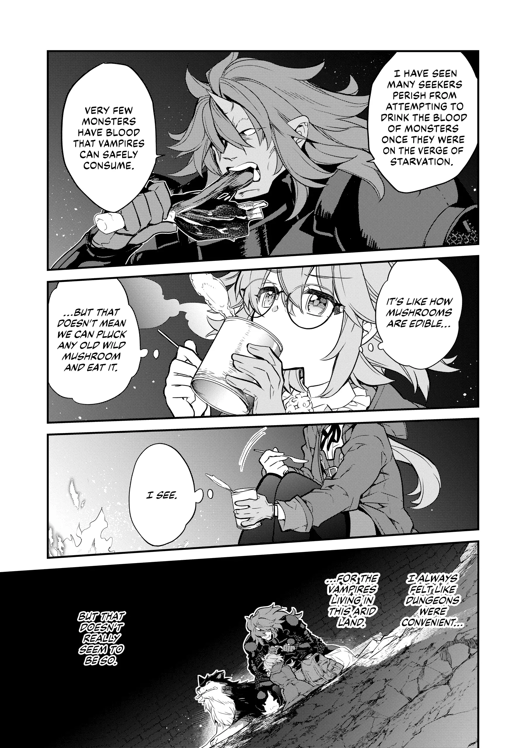 Kaketa Tsuki no Mercedes ~Kyuuketsuki no Kizoku ni Tensei Shitakedo Suterare Sounanode Dungeon wo Seihasuru~ @COMIC Chapter 8 - page 23