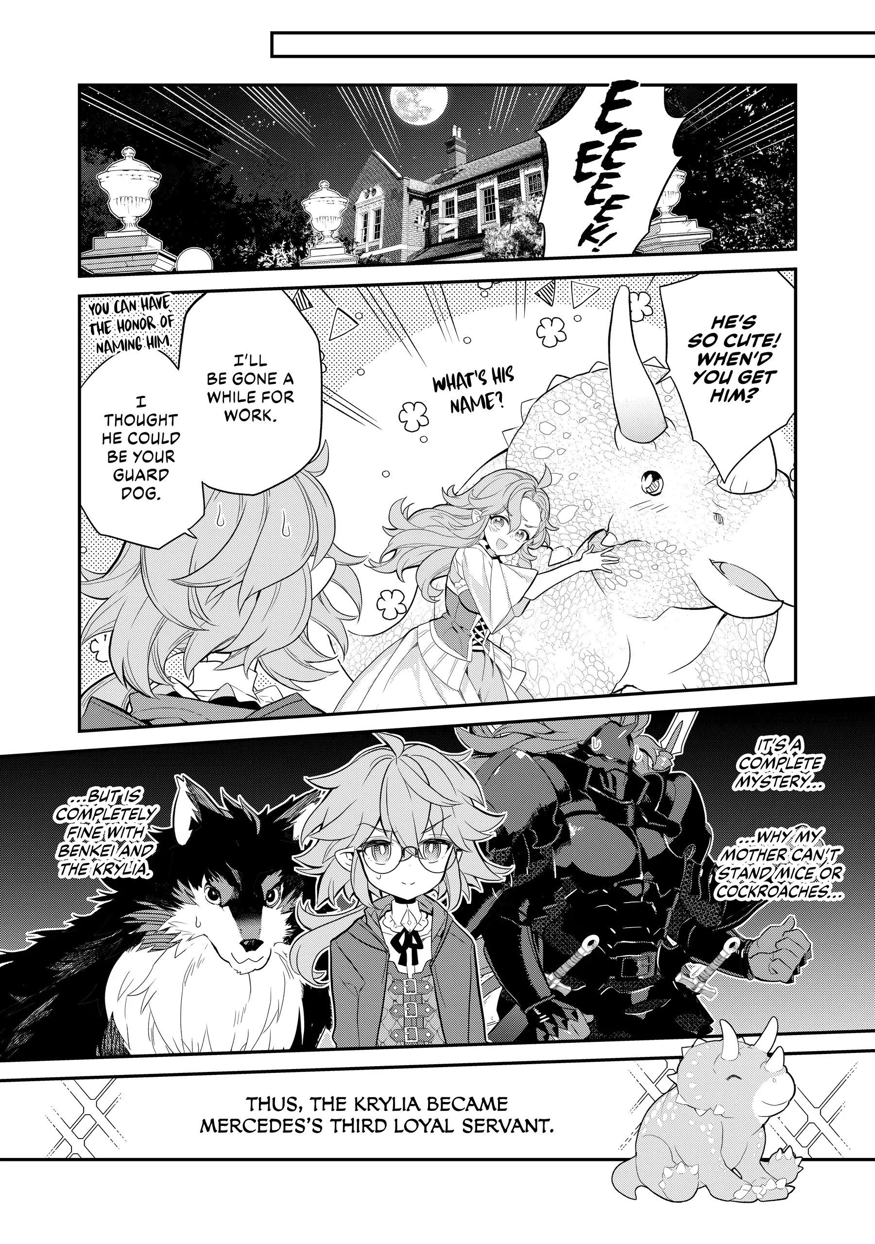 Kaketa Tsuki no Mercedes ~Kyuuketsuki no Kizoku ni Tensei Shitakedo Suterare Sounanode Dungeon wo Seihasuru~ @COMIC Chapter 8.5 - page 8