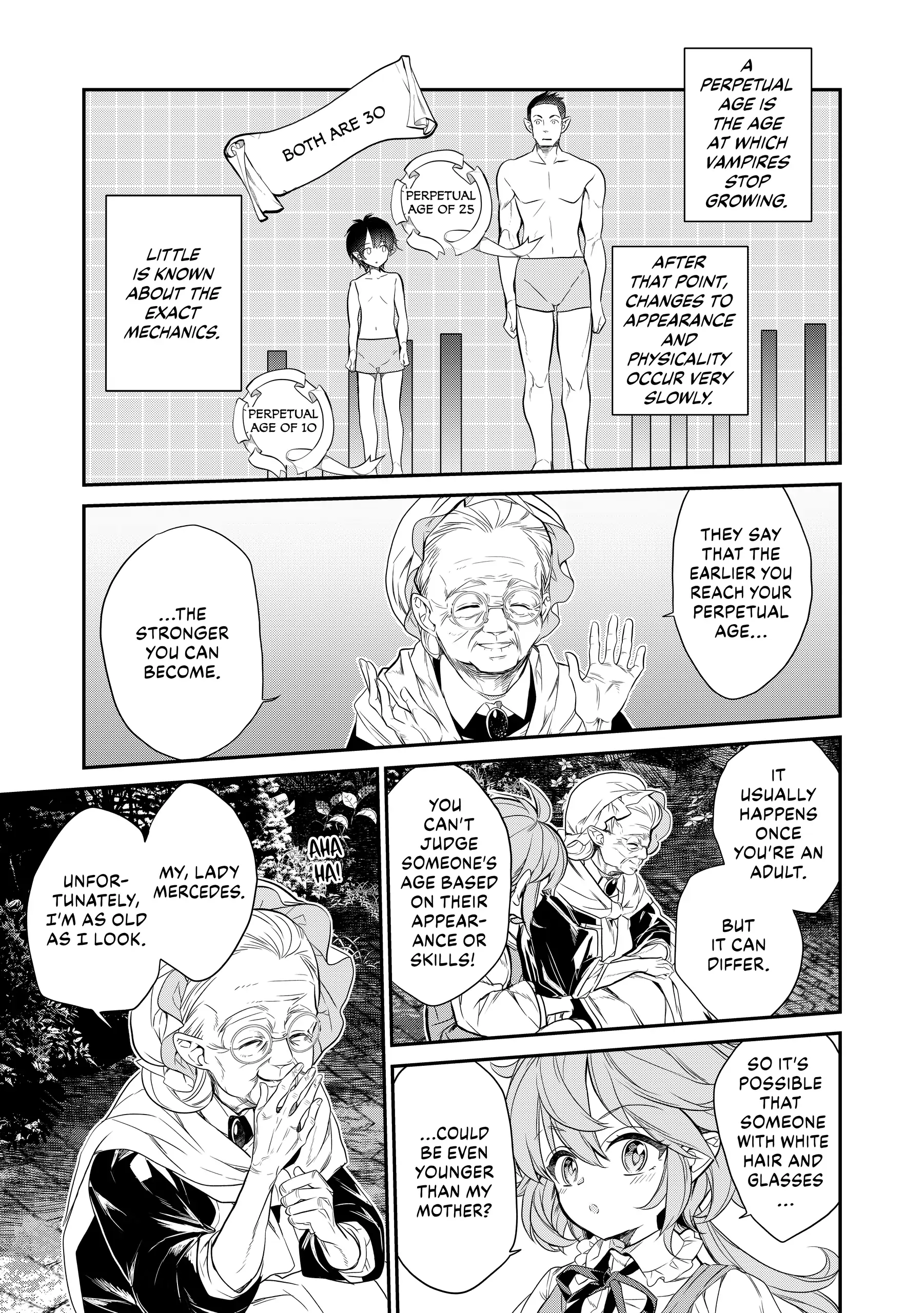 Kaketa Tsuki no Mercedes ~Kyuuketsuki no Kizoku ni Tensei Shitakedo Suterare Sounanode Dungeon wo Seihasuru~ @COMIC Chapter 3 - page 13