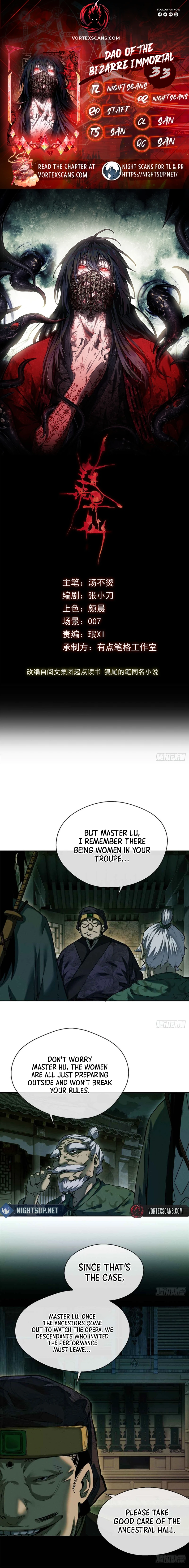 Dao of the Bizarre Immortal Chapter 33 - page 1