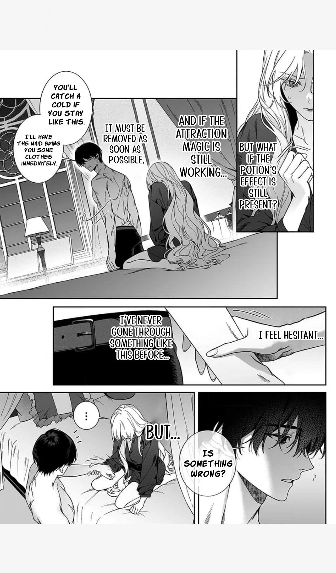 How can I escape from this knight’s crazy love?! Chapter 4 - page 14