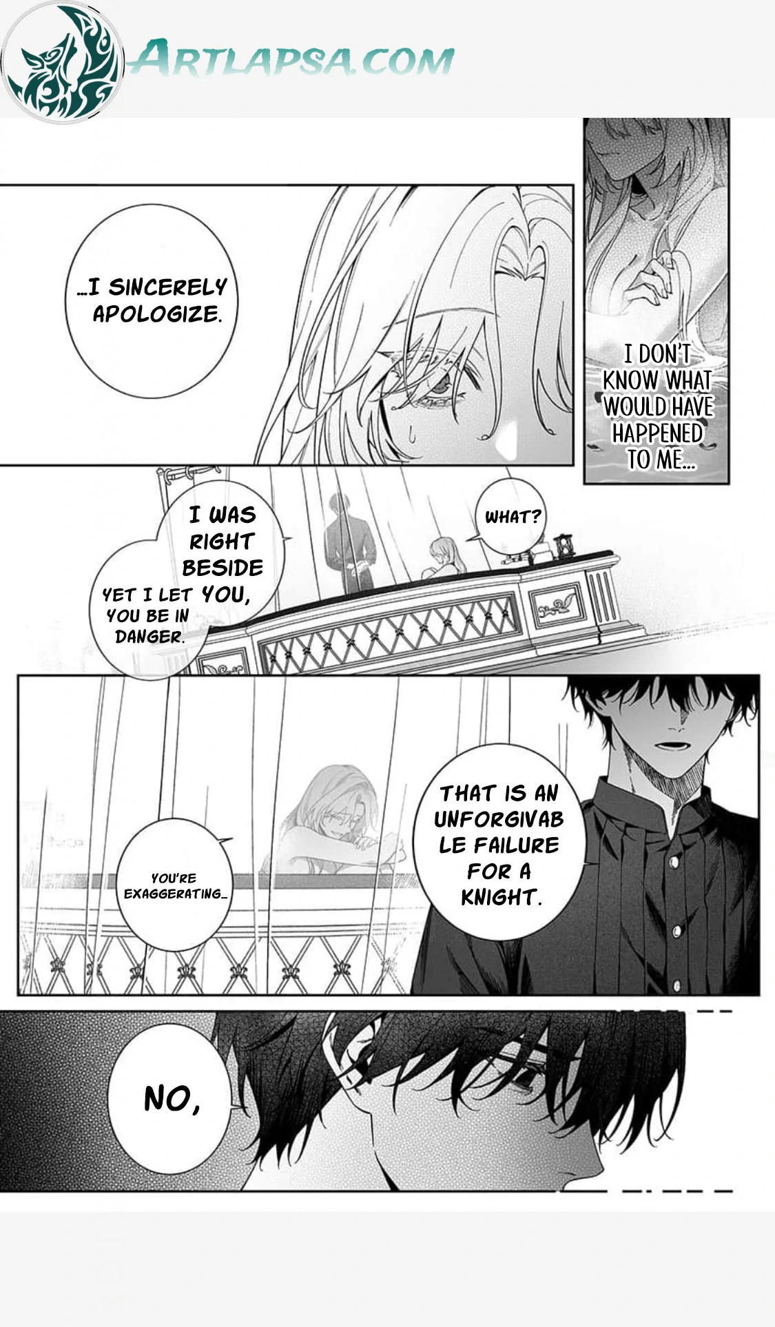 How can I escape from this knight’s crazy love?! Chapter 4 - page 7