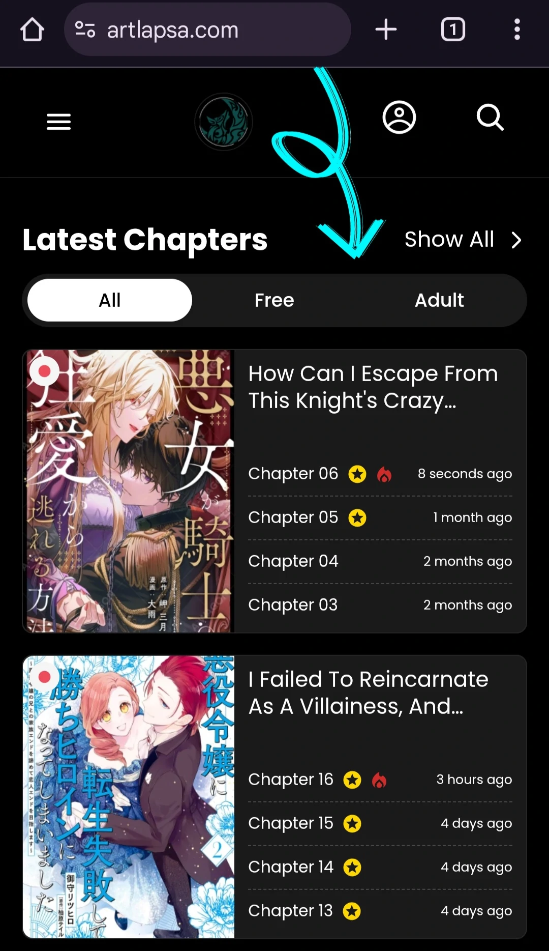 Akujo Ga Kishi No Kyouai Kara Nogareru Houhou Chapter 4 - page 1