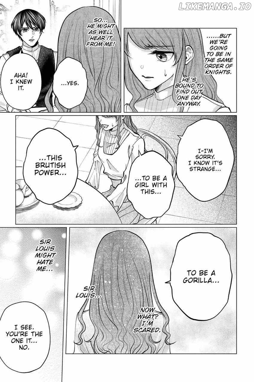 The young lady, who was blessed by the Gorilla God, is adored in the Royal Knight Order. Chapter 6 - page 8