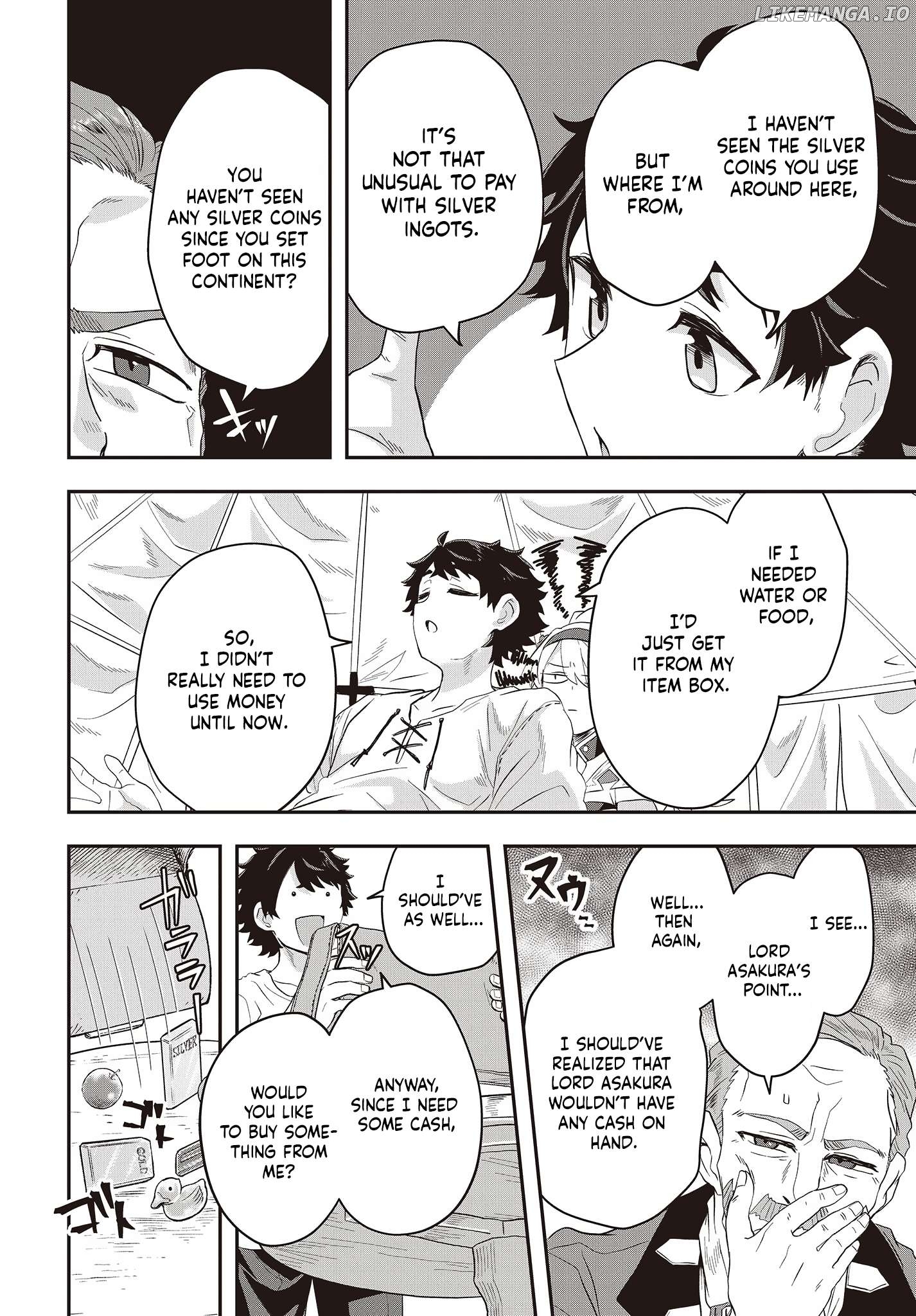 Muteki Shounin no Isekai Nariagari Monogatari ~Gendai no Seihin o Jizai ni Toriyoseru Sukiru ga Aru Node Isekai de wa Rakushoudesu~ Chapter 6 - page 2