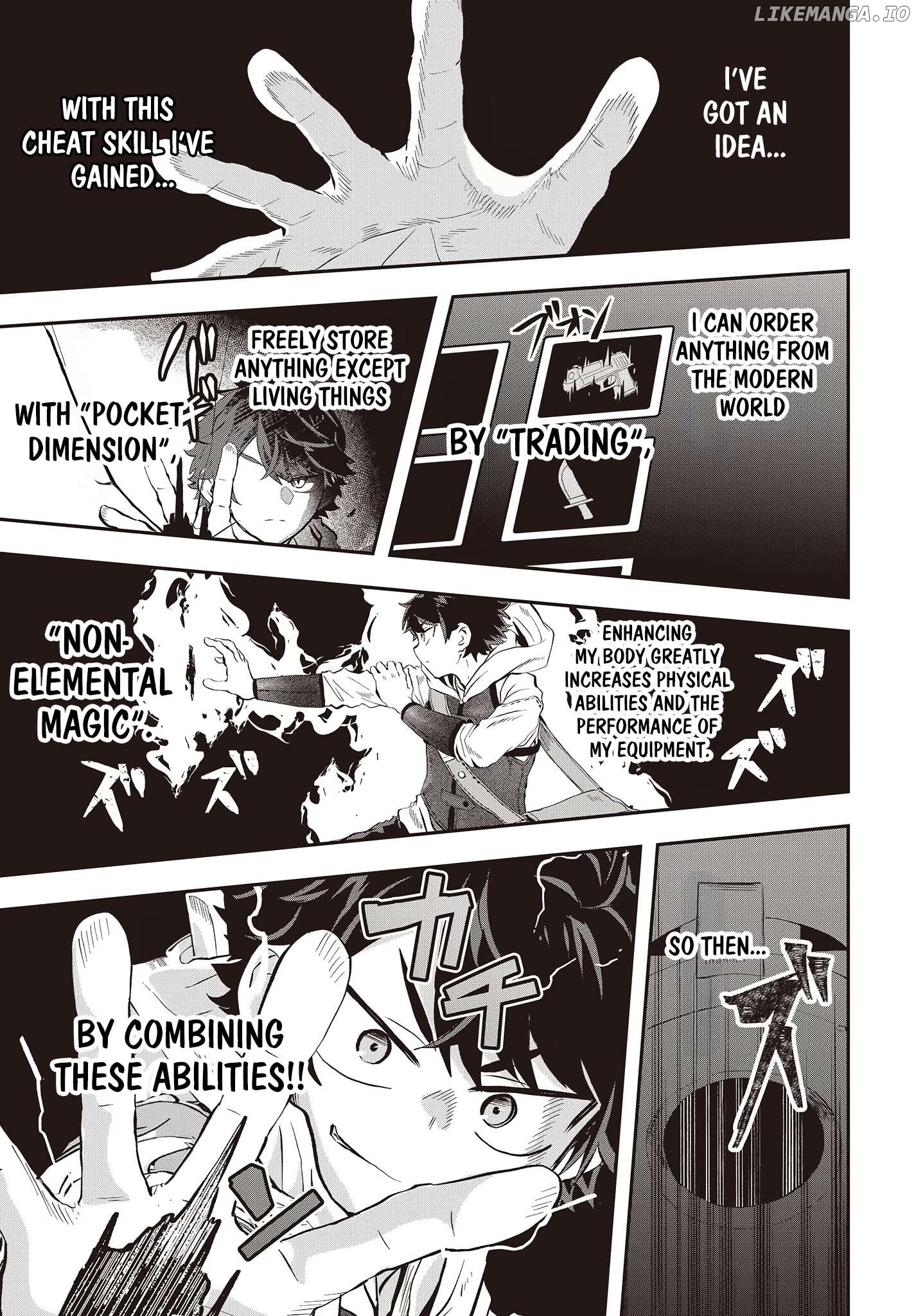 Muteki Shounin no Isekai Nariagari Monogatari ~Gendai no Seihin o Jizai ni Toriyoseru Sukiru ga Aru Node Isekai de wa Rakushoudesu~ Chapter 7 - page 3