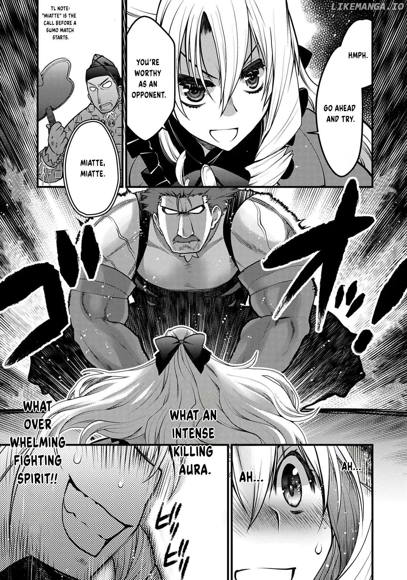 Oozumou Reijou ~Seijo ni Hirateuchi wo Kuratta Shunkan Sumou Budatta Zense wo Omoidashita Akuyaku Reijou no Watashi wa sute Neko Ouji ni Chanko wo Furumaitai Haadosukoidosukoi~ Chapter 3 - page 22