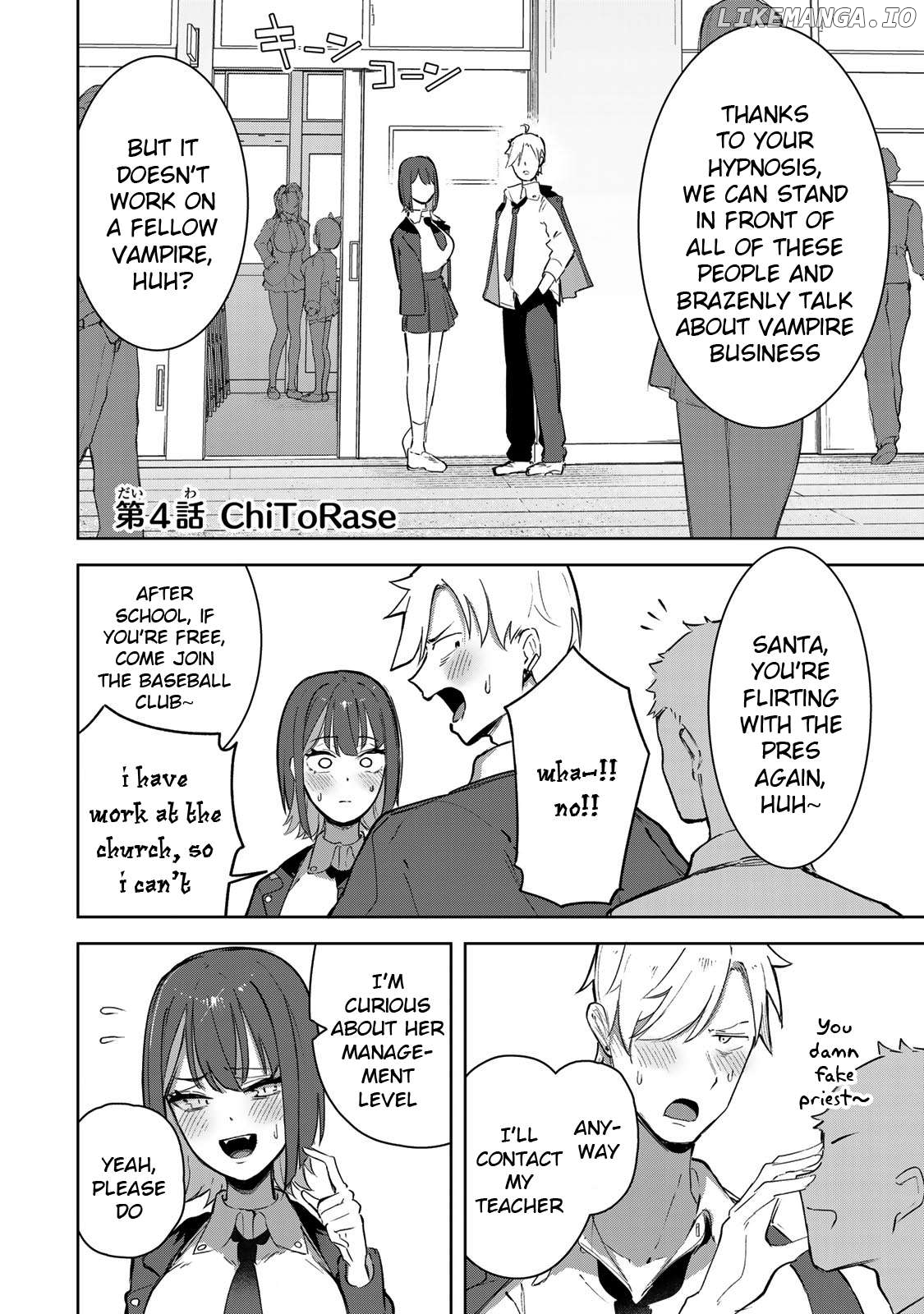 Kyuuketsuki-san wa Chitoraretai Chapter 4 - page 2