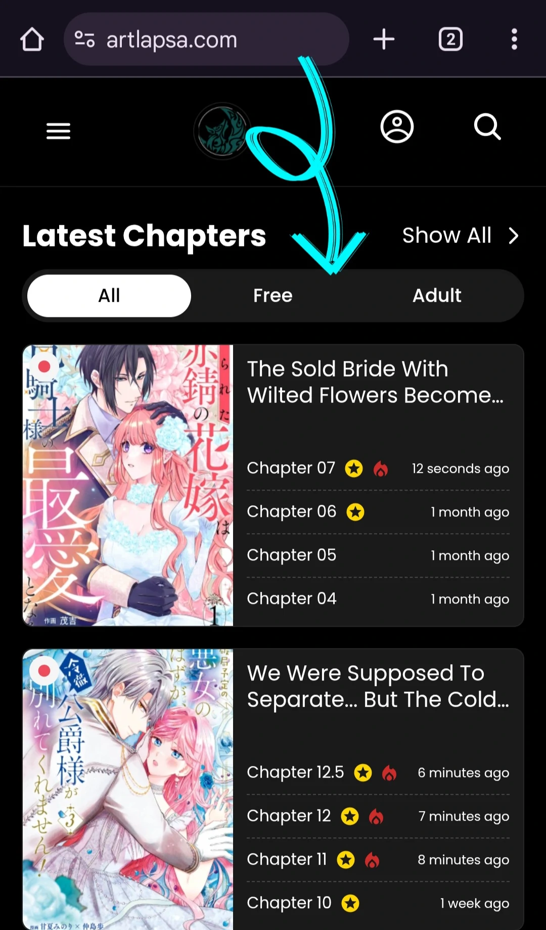 Ura reta akasabi no hanayome wa ryuu kishi-sama no saiai to naru Chapter 3 - page 1