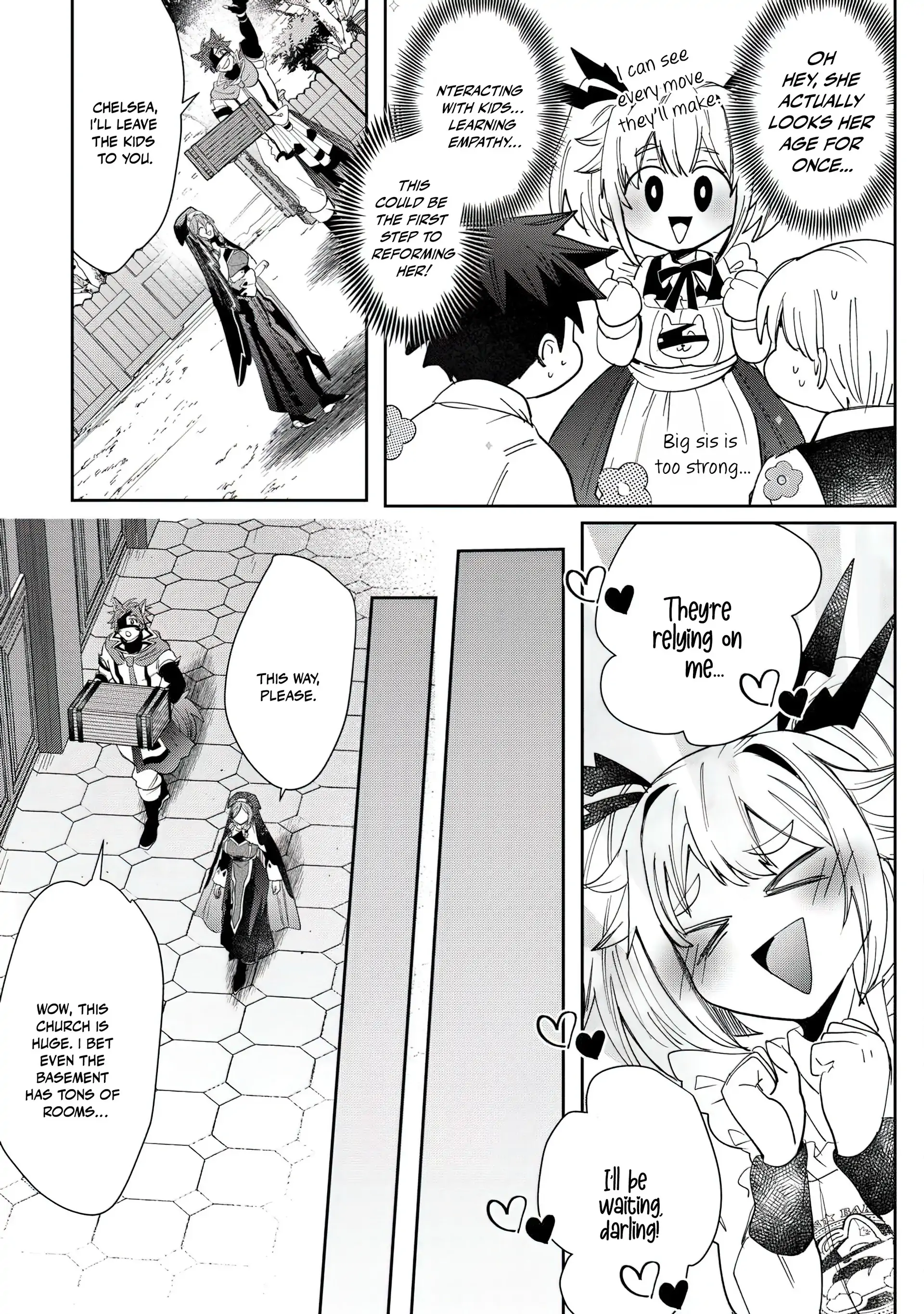 Oshikake Assassin-chan wa Outo Saikyou no Kanban Musume Chapter 3 - page 15