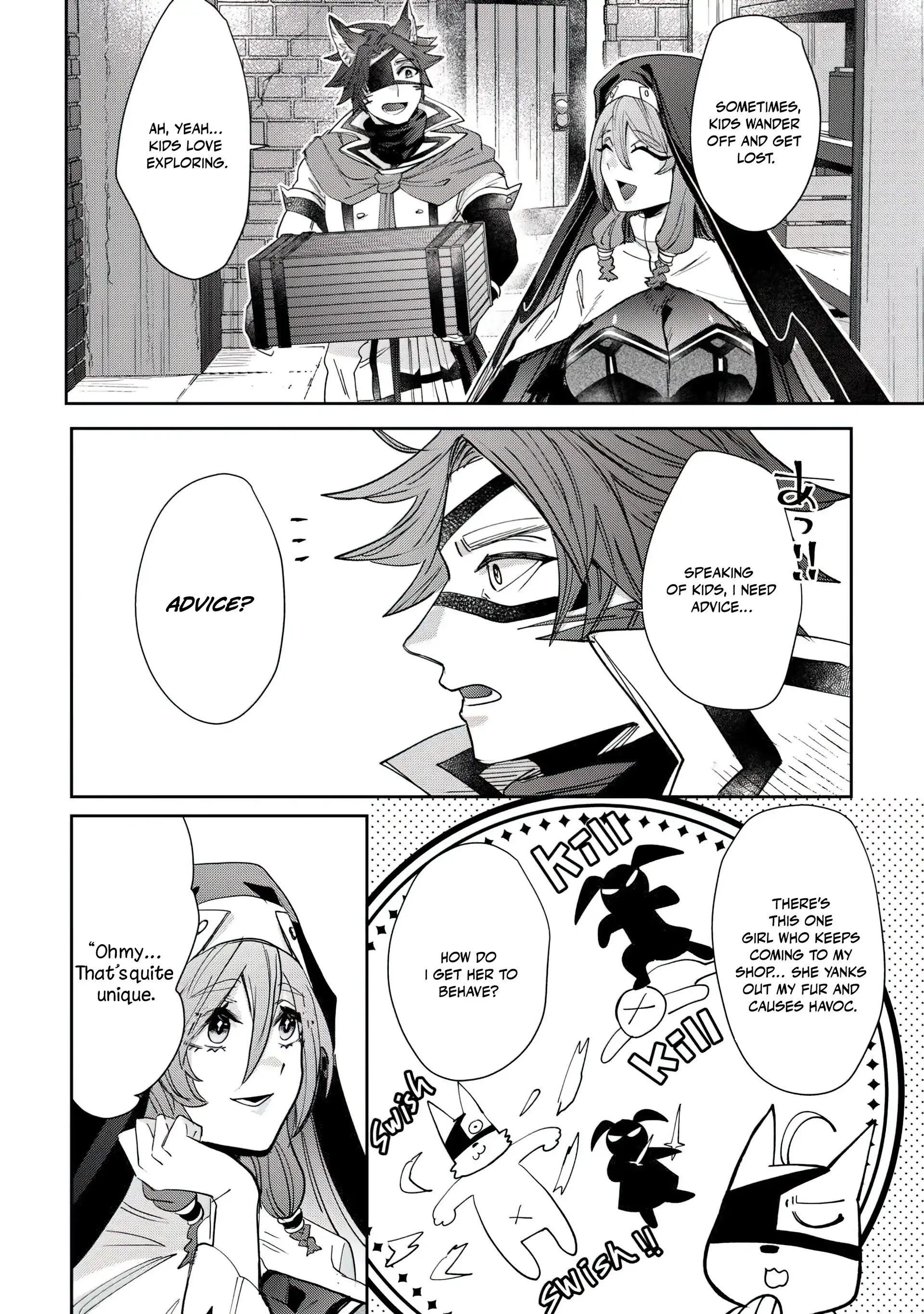 Oshikake Assassin-chan wa Outo Saikyou no Kanban Musume Chapter 3 - page 16