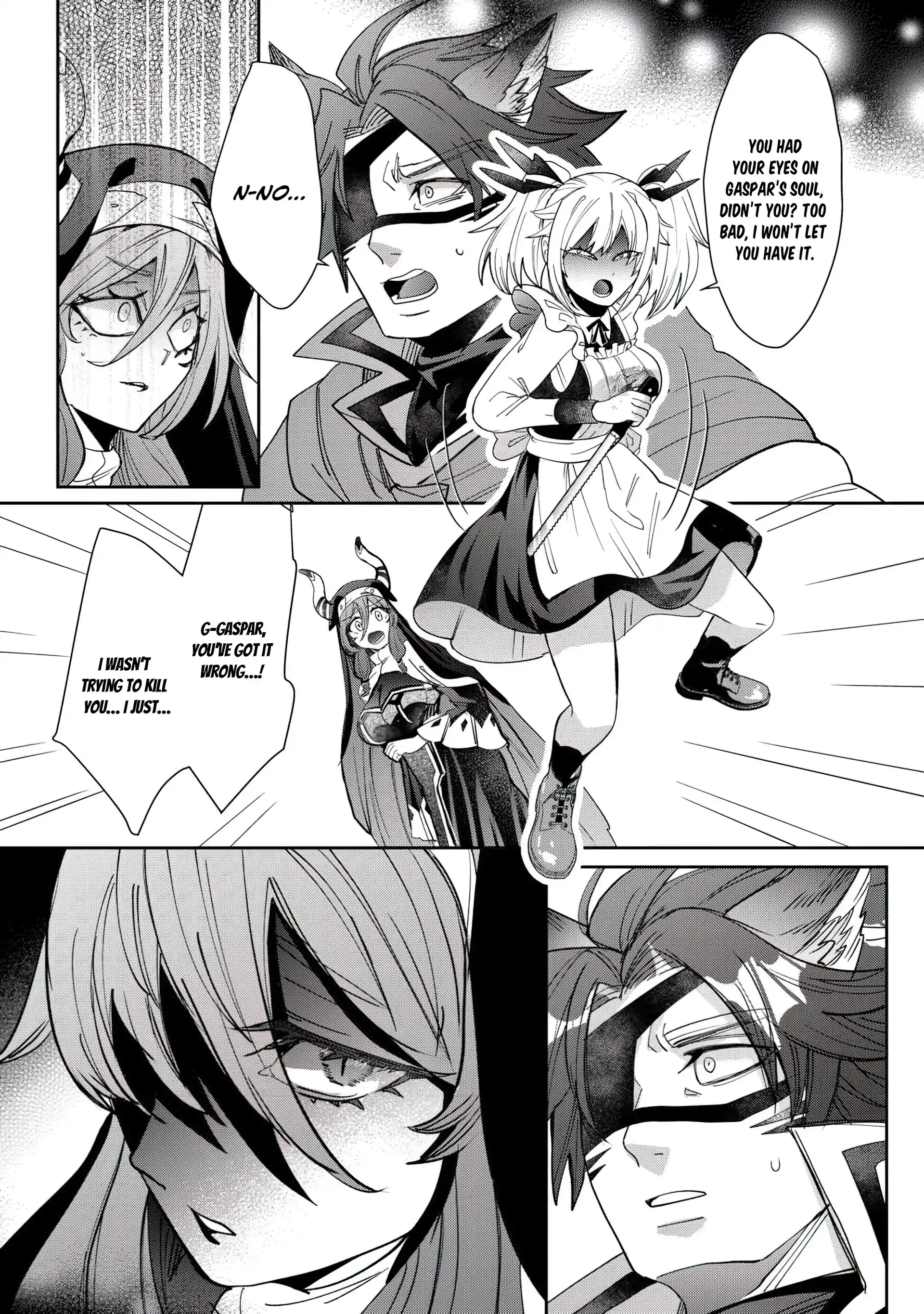 Oshikake Assassin-chan wa Outo Saikyou no Kanban Musume Chapter 3 - page 32
