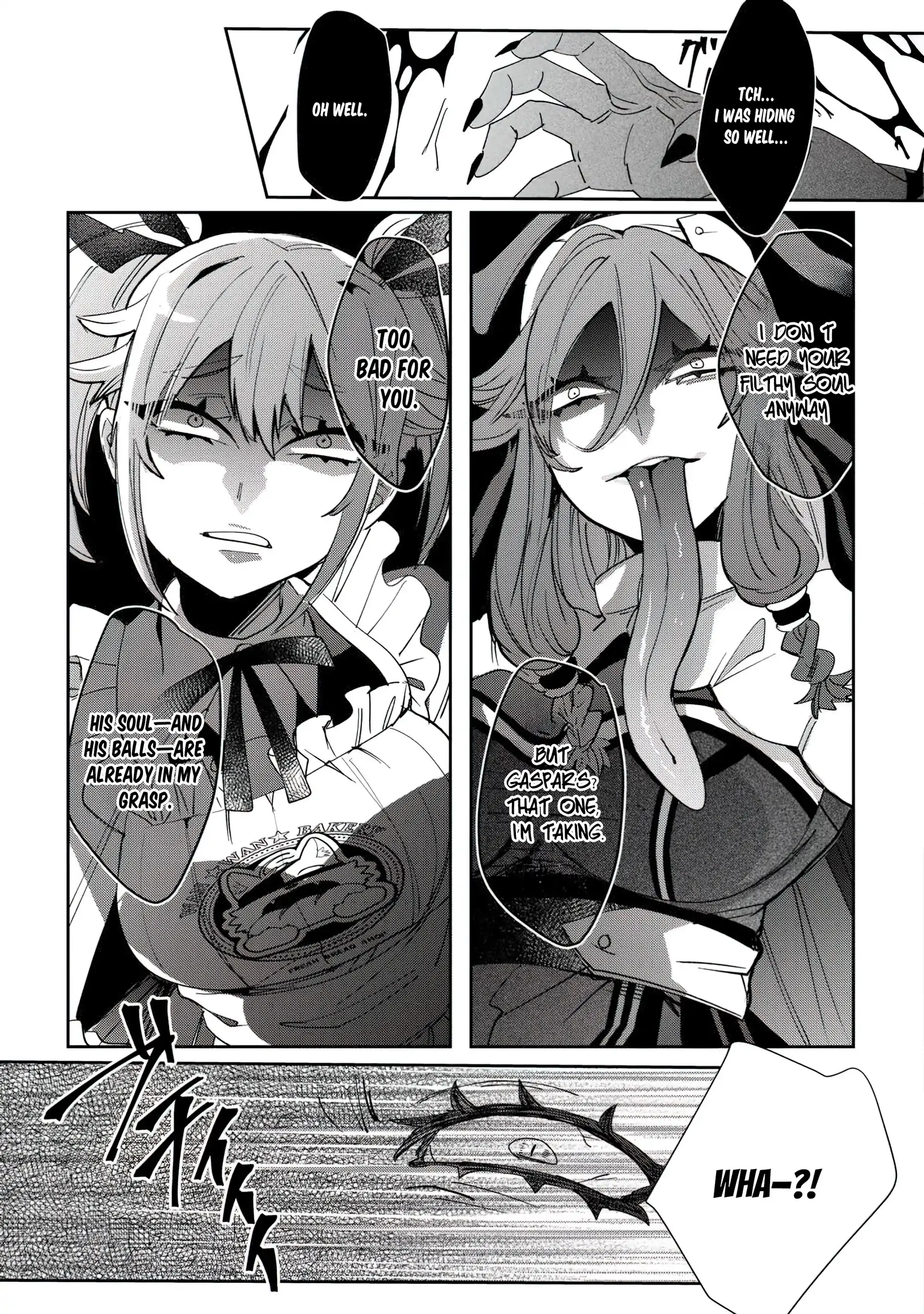 Oshikake Assassin-chan wa Outo Saikyou no Kanban Musume Chapter 3 - page 33