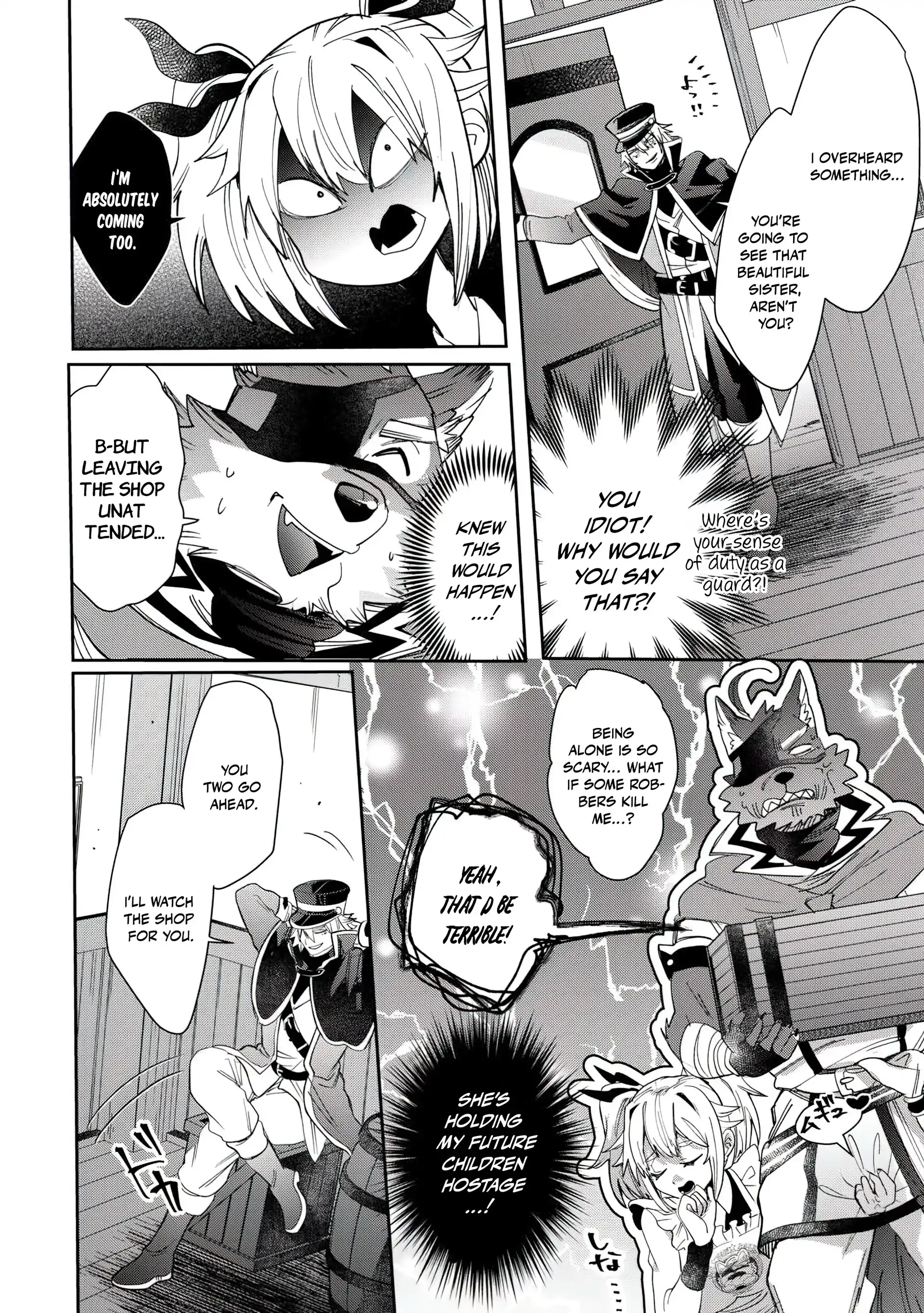 Oshikake Assassin-chan wa Outo Saikyou no Kanban Musume Chapter 3 - page 6