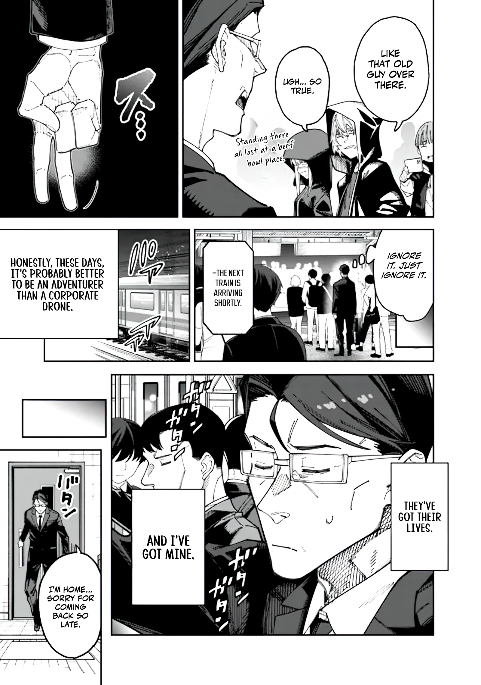 Jimi na Ojisan, Jitsu wa Eiyu Datta. -Jikaku ga Nai mama Muso Shitetara, Mei no Dungeon Haishin de Sarasareteta yo desu Chapter 1.2 - page 19
