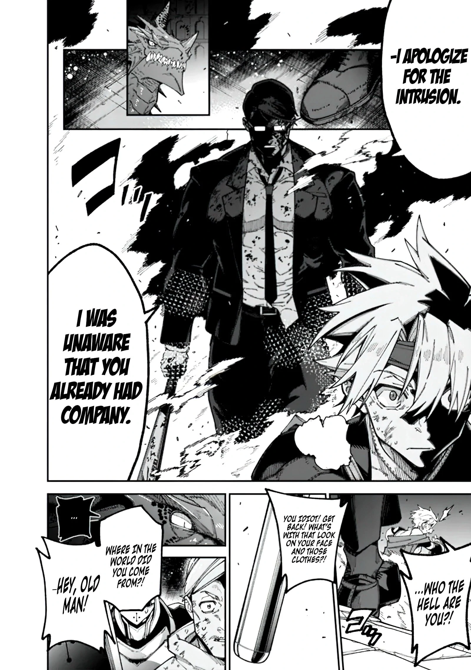 Jimi na Ojisan, Jitsu wa Eiyu Datta. -Jikaku ga Nai mama Muso Shitetara, Mei no Dungeon Haishin de Sarasareteta yo desu Chapter 1.2 - page 4