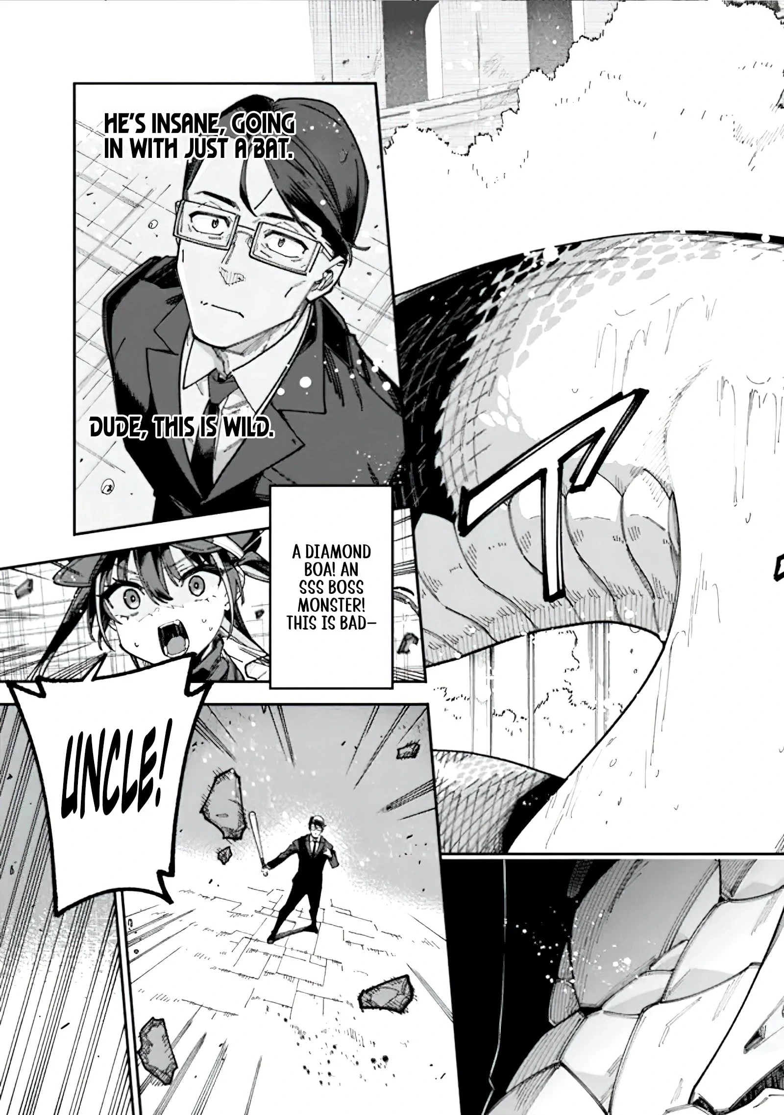 Jimi na Ojisan, Jitsu wa Eiyu Datta. -Jikaku ga Nai mama Muso Shitetara, Mei no Dungeon Haishin de Sarasareteta yo desu Chapter 1.3 - page 17
