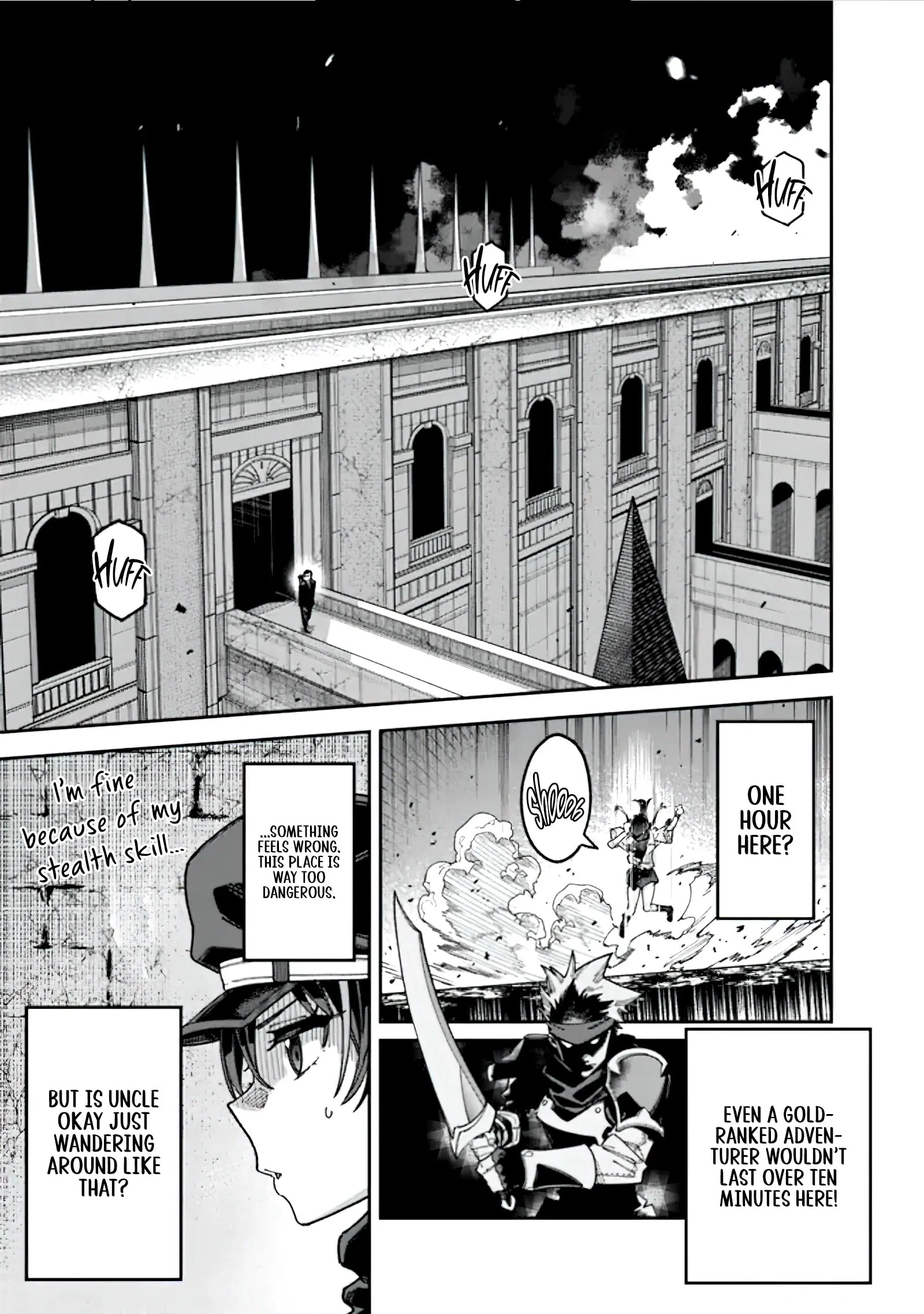 Jimi na Ojisan, Jitsu wa Eiyu Datta. -Jikaku ga Nai mama Muso Shitetara, Mei no Dungeon Haishin de Sarasareteta yo desu Chapter 1.3 - page 8