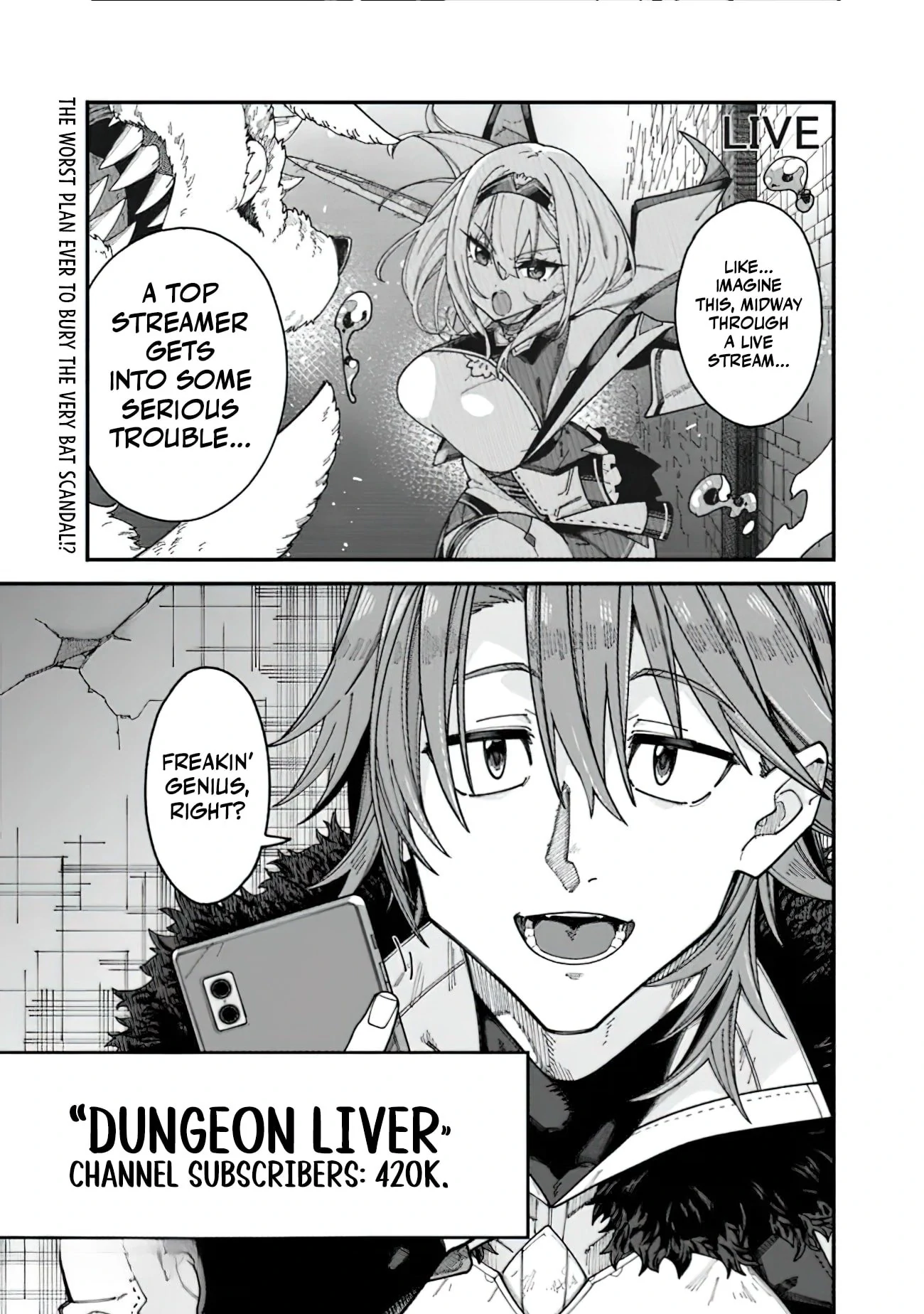Jimi na Ojisan, Jitsu wa Eiyu Datta. -Jikaku ga Nai mama Muso Shitetara, Mei no Dungeon Haishin de Sarasareteta yo desu Chapter 3 - page 18