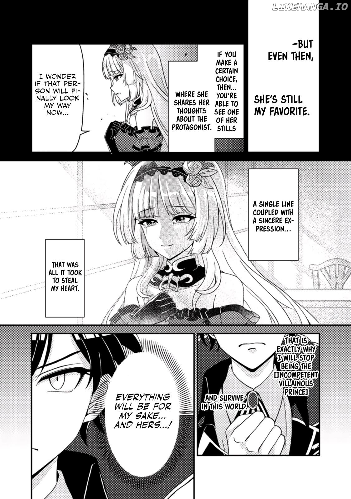 Munou no Akudou Ouji wa Ikinokoritai ~Ren'ai RPG no Akuyaku Mob ni Tensei Shita kedo, Gensaku Mushi shite Saikyou o Mezasu~ Chapter 1 - page 14
