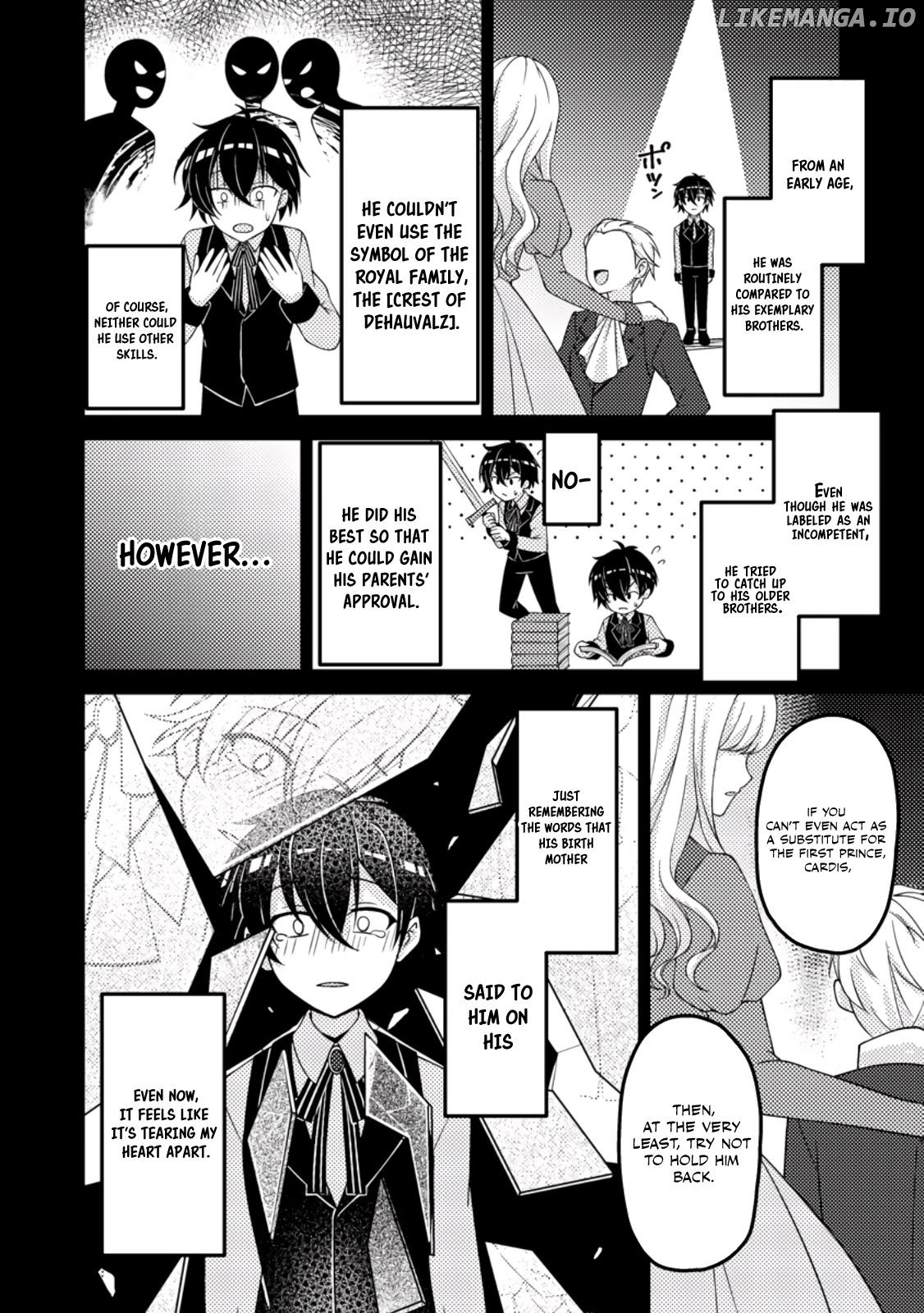 Munou no Akudou Ouji wa Ikinokoritai ~Ren'ai RPG no Akuyaku Mob ni Tensei Shita kedo, Gensaku Mushi shite Saikyou o Mezasu~ Chapter 2 - page 5