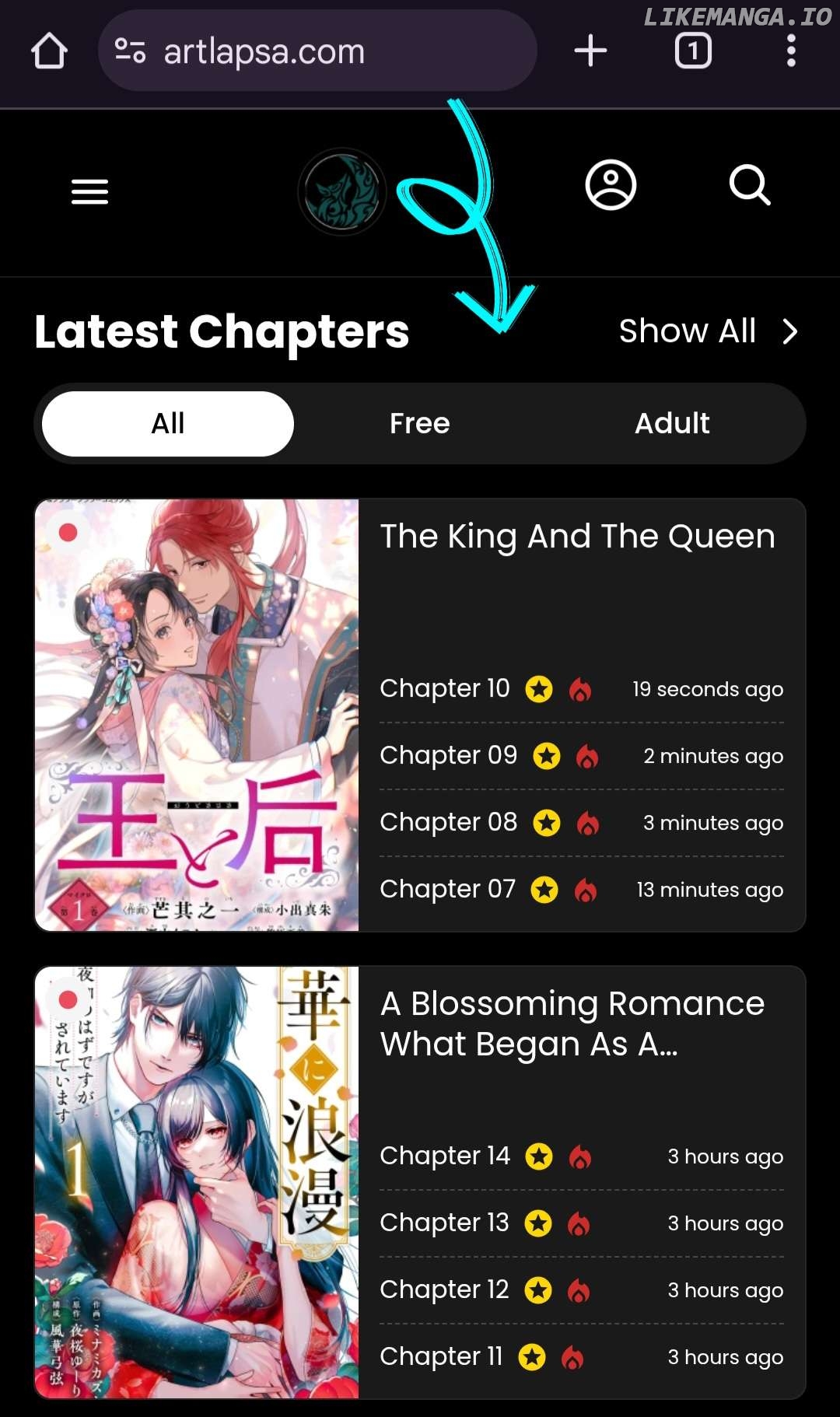 The king and the queen Chapter 1 - page 1