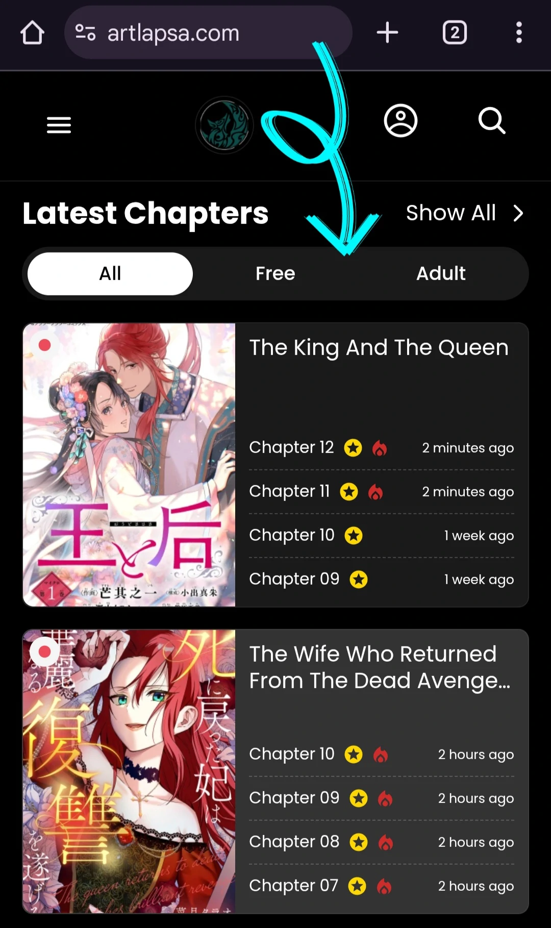 The king and the queen Chapter 4 - page 1