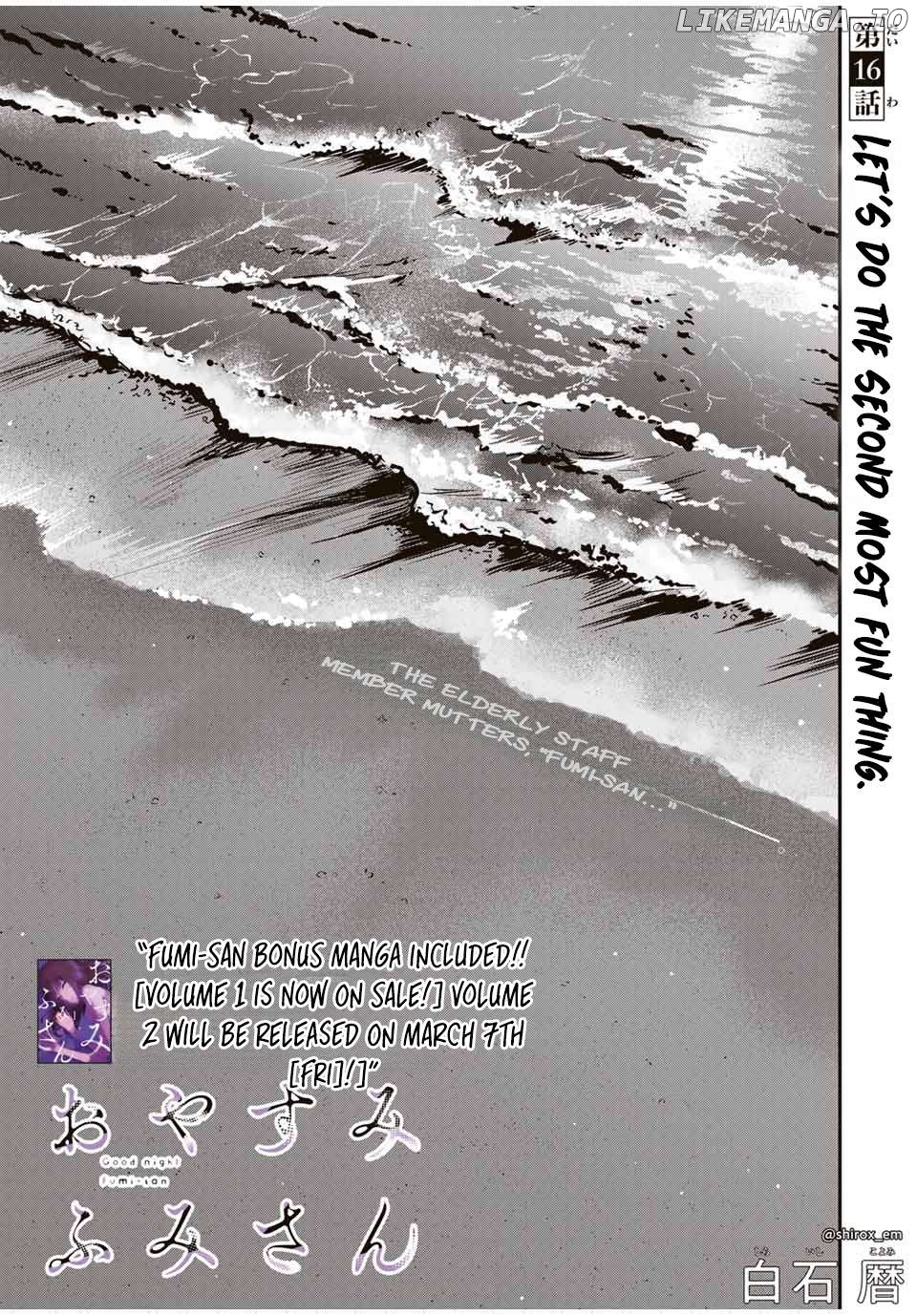 Oyasumi Fumi-san Chapter 16 - page 2