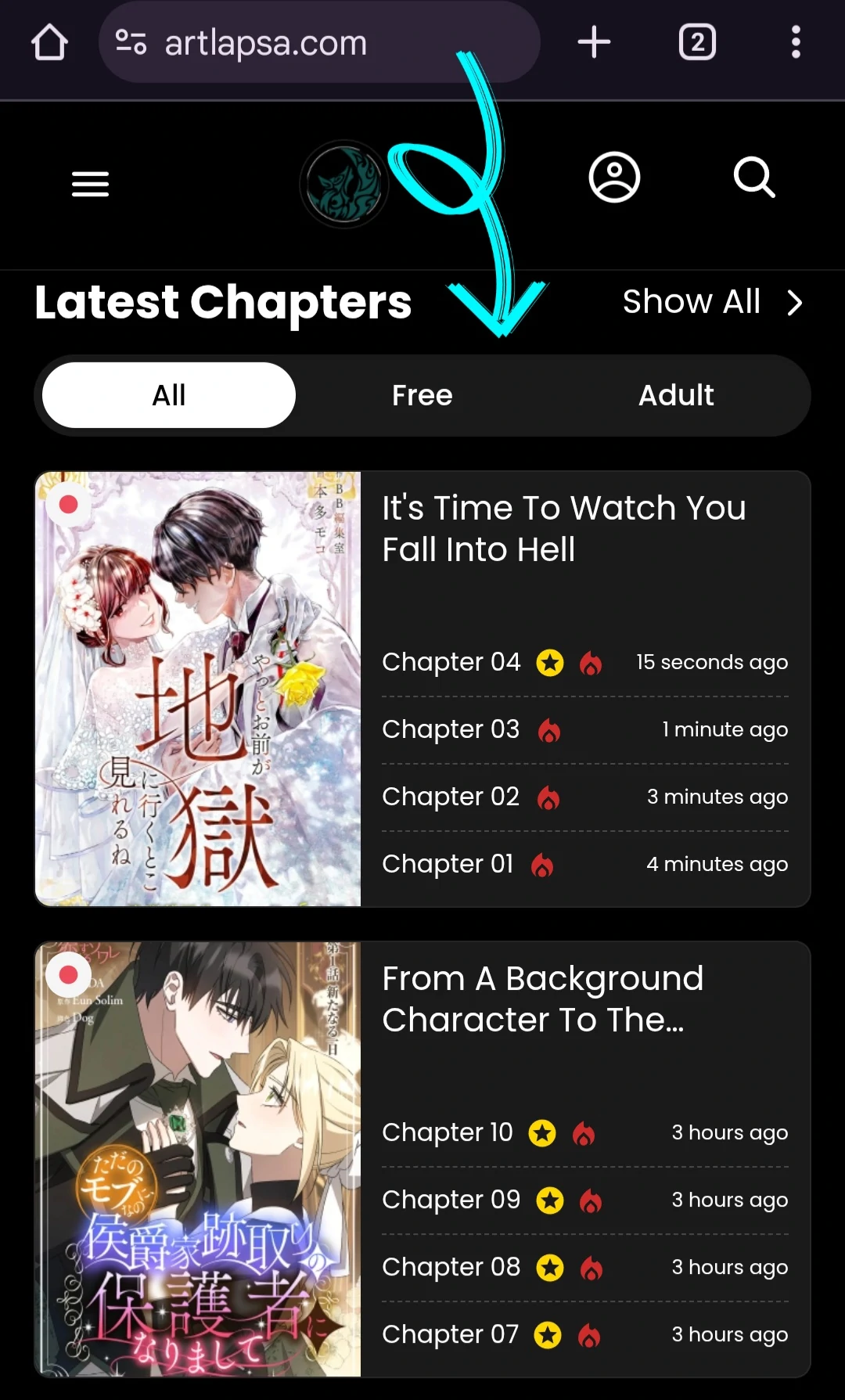 It's time to watch you fall into hell Chapter 1 - page 1