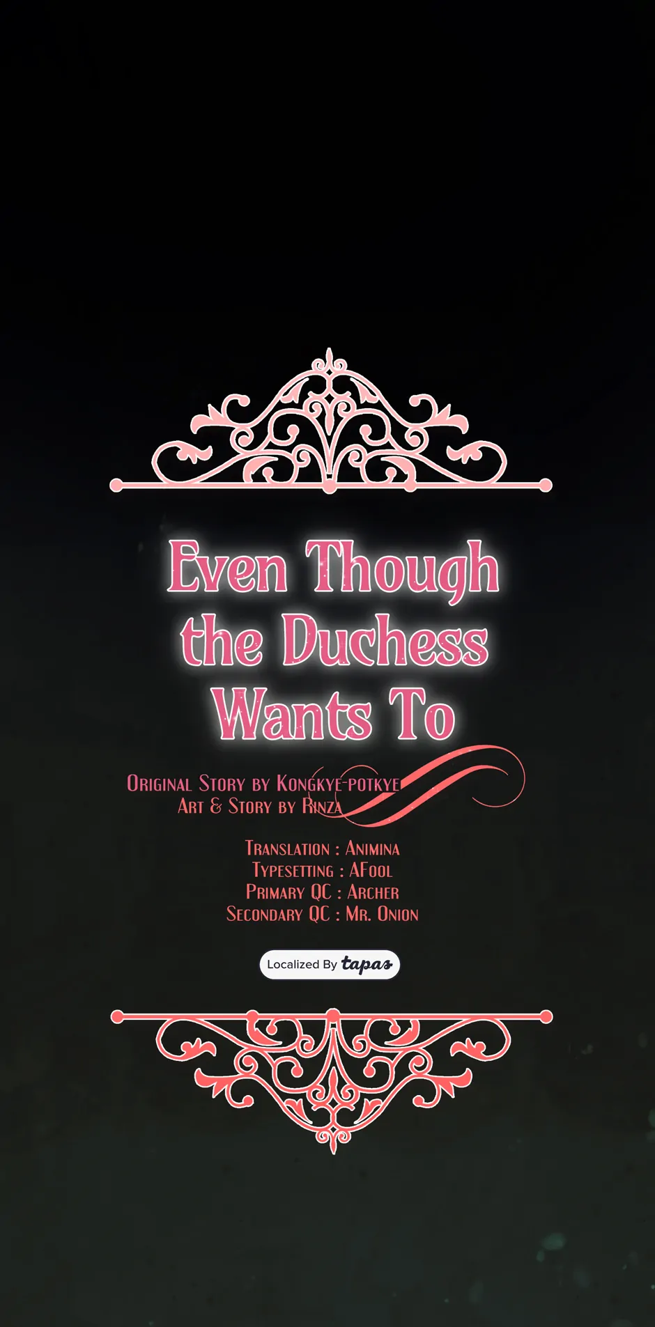 Even Though the Duchess Wants To Chapter 3 - page 1