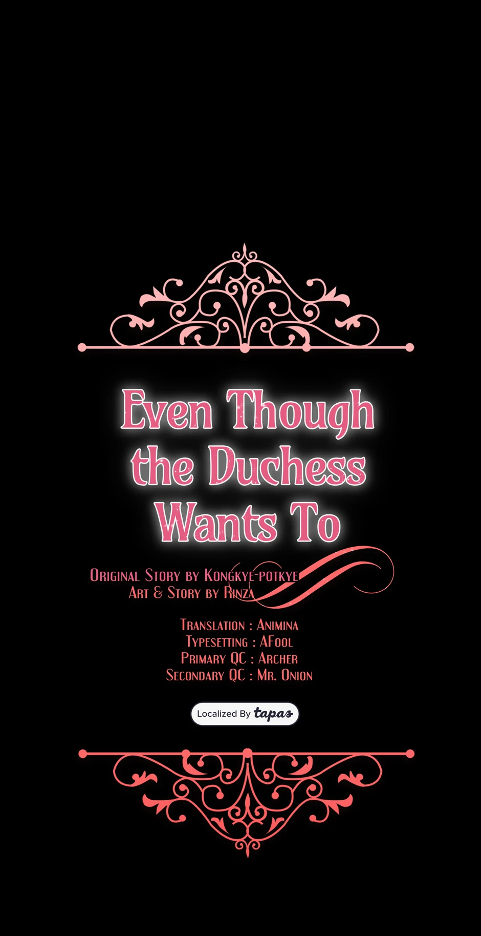 Even Though the Duchess Wants To Chapter 7 - page 1