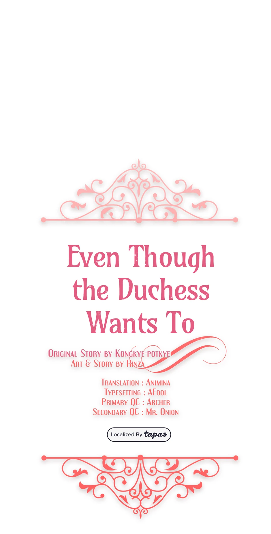 Even Though the Duchess Wants To Chapter 17 - page 1