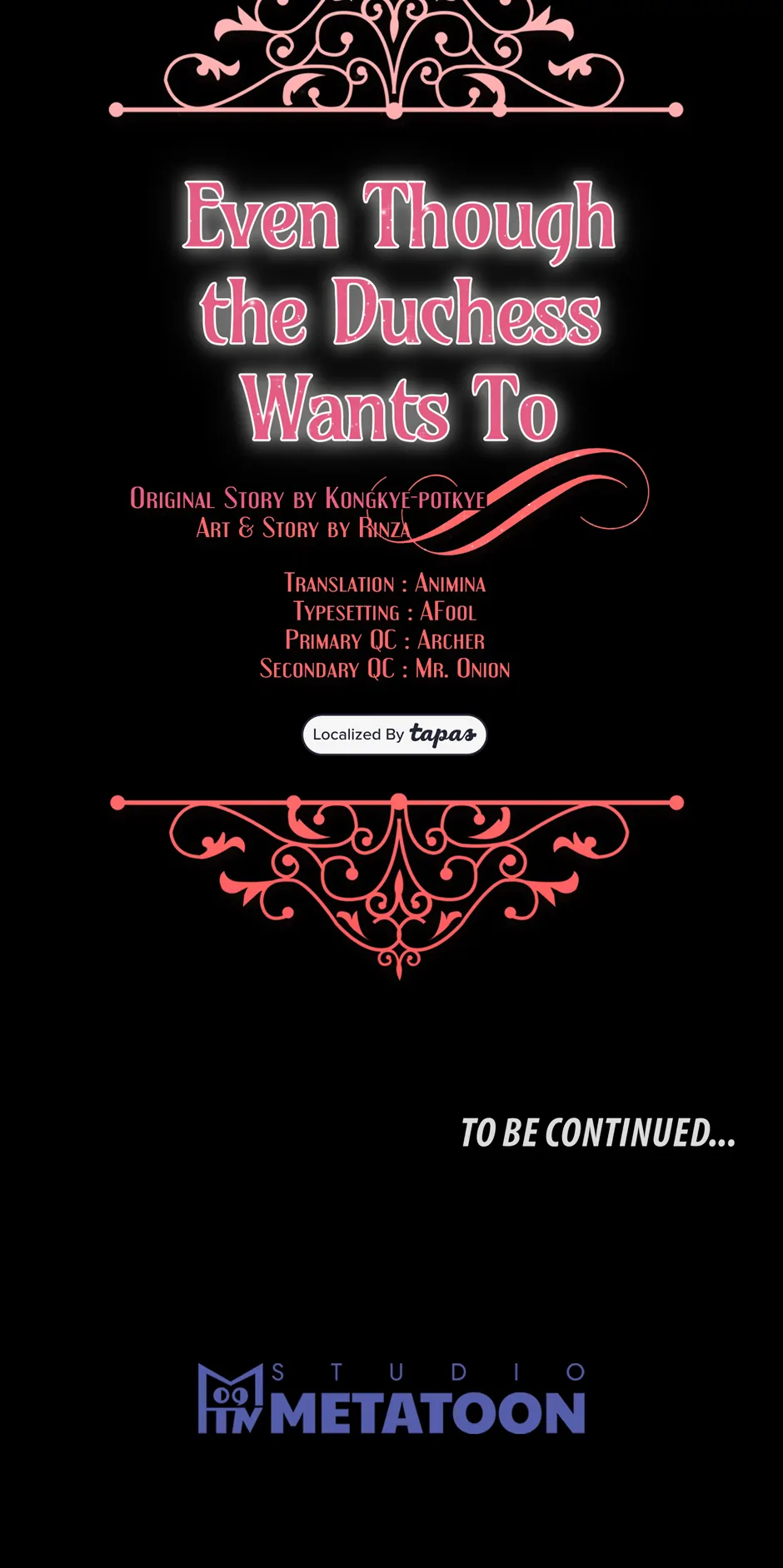 Even Though the Duchess Wants To Chapter 20 - page 73