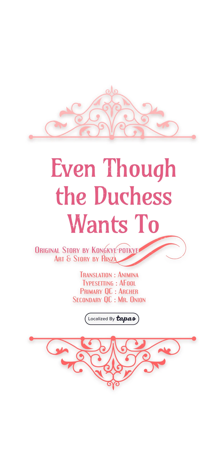Even Though the Duchess Wants To Chapter 27 - page 1
