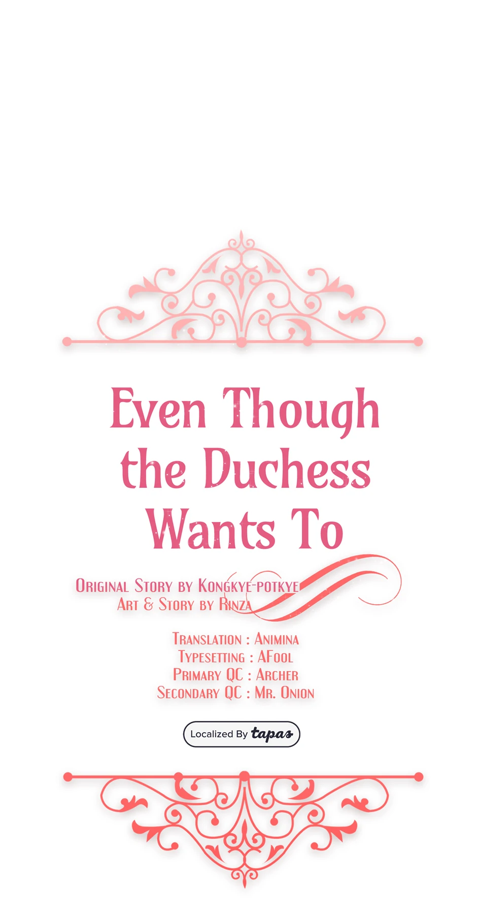 Even Though the Duchess Wants To Chapter 28 - page 1