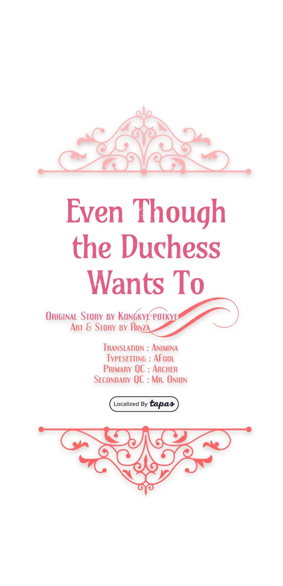 Even Though the Duchess Wants To Chapter 29 - page 1