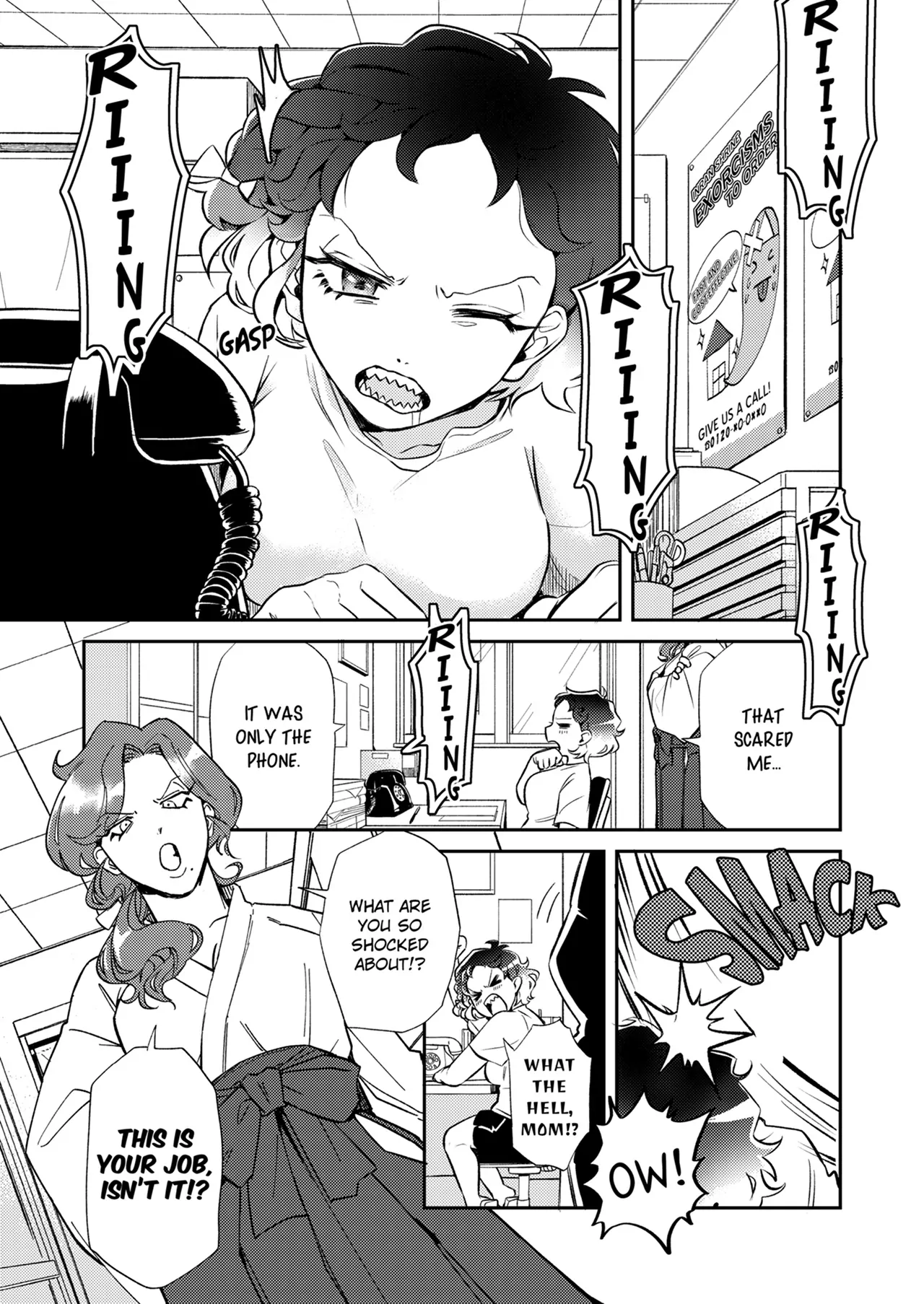 Climaxorcism! -Making My Handsome, Well-Endowed Client Bust a Nut to Bust Ghosts- (Official) Chapter 1 - page 1