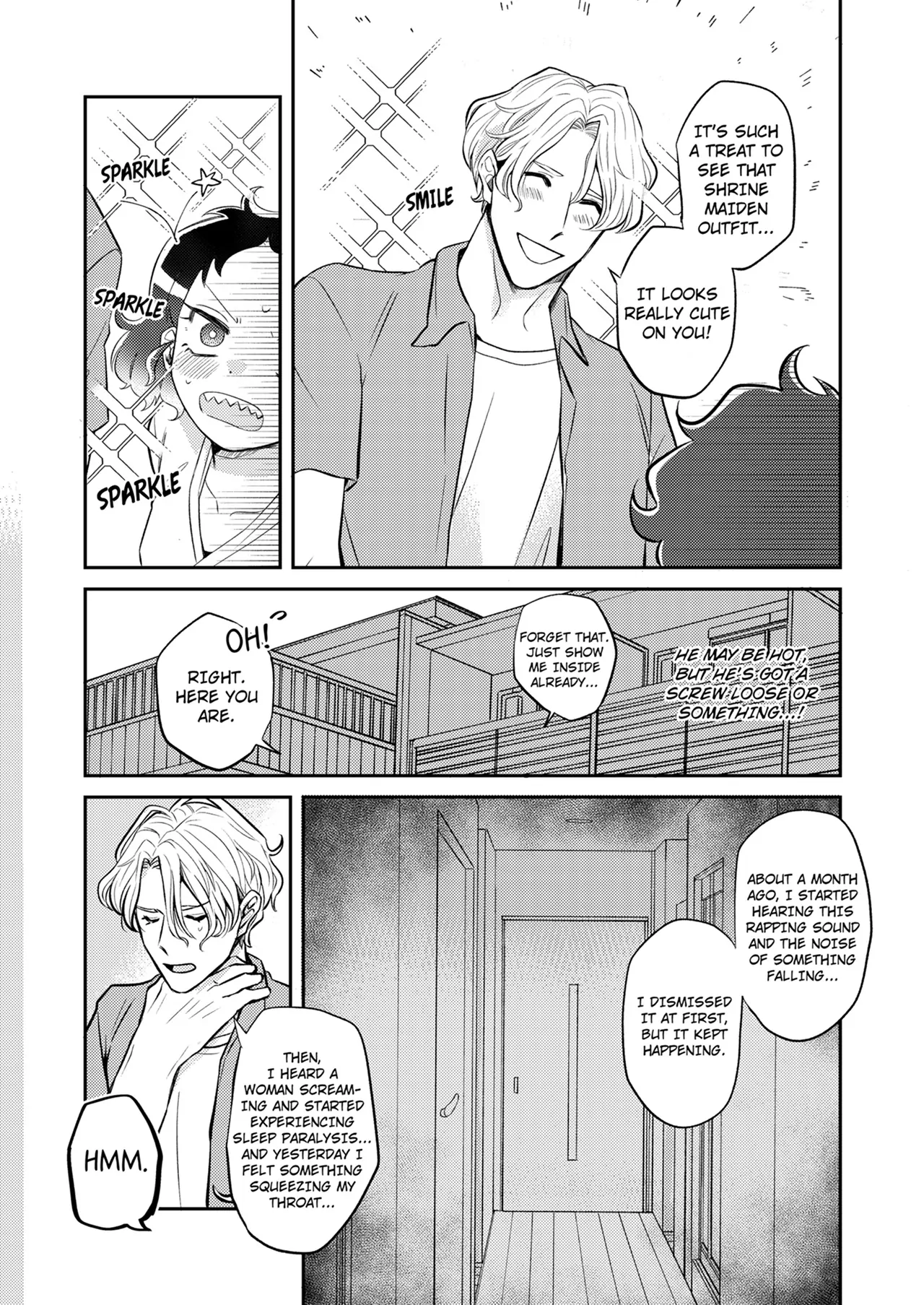 Climaxorcism! -Making My Handsome, Well-Endowed Client Bust a Nut to Bust Ghosts- (Official) Chapter 1 - page 6